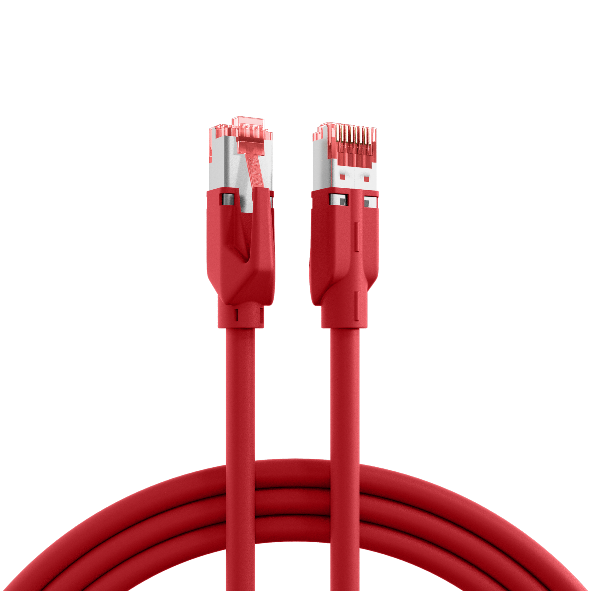 RJ45 Patch Cord Cat.6A S/FTP LSZH Dätwyler 7702 TM21 red