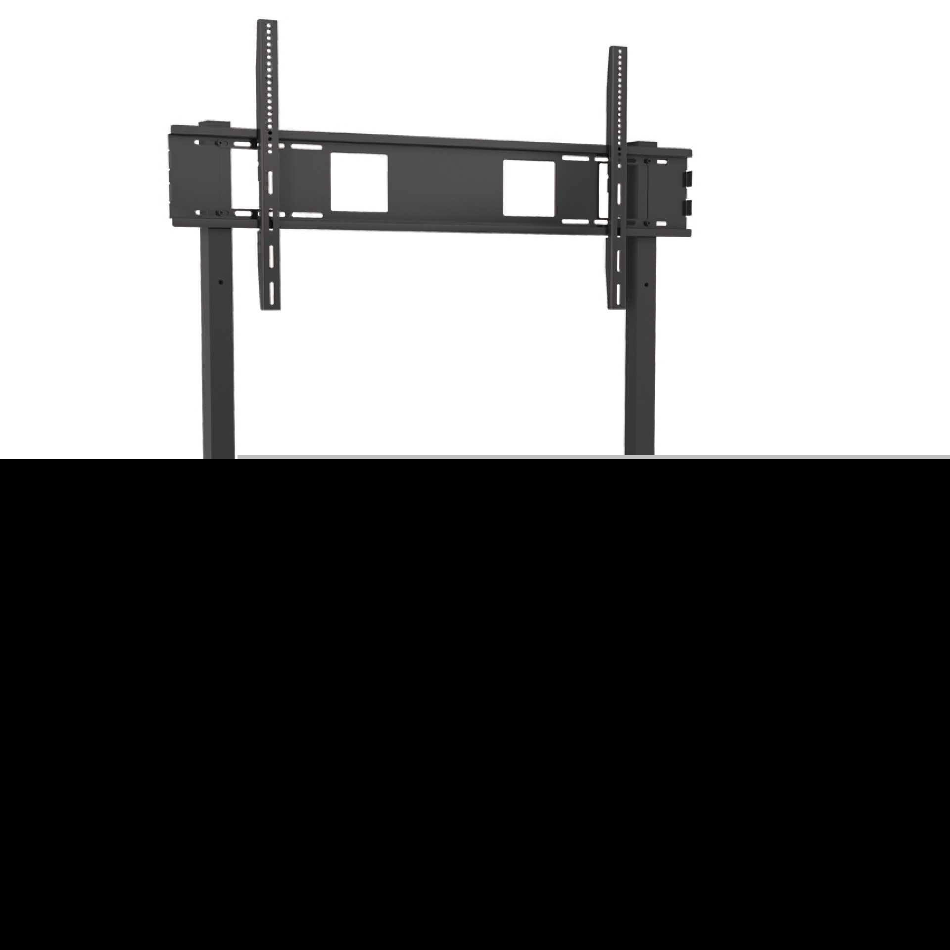 Trolley floor support for LCD LED TV 55-110", with shelf