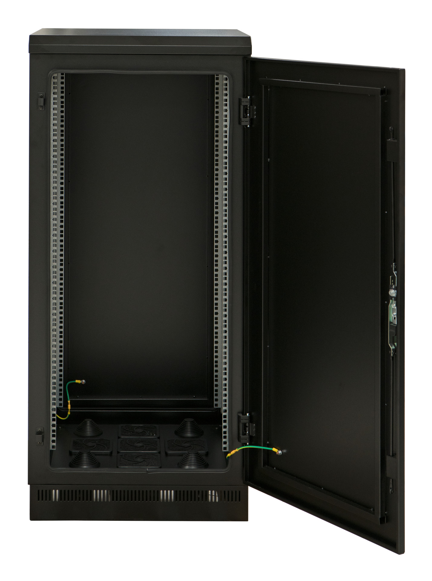 19" Network Cabinet 24U 800x800, IP55, with Pre-Assembled Plinth, RAL9005