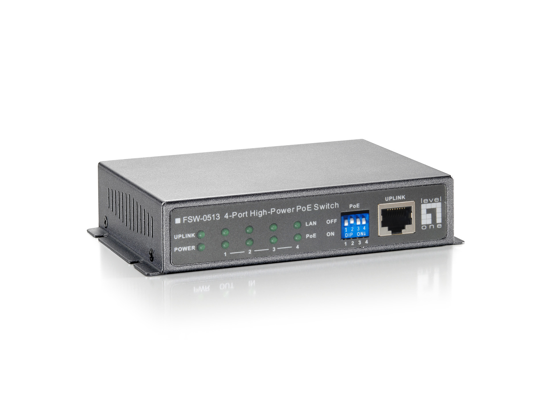 5-Port Fast Ethernet High Power PoE Switch, (120W)