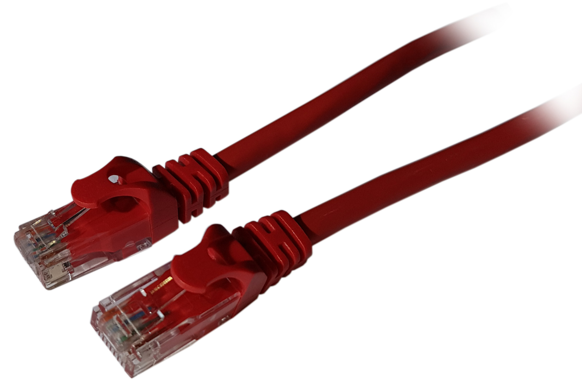 RJ45 Patchcable U/UTP, Cat.6A 2.0m, red, LSZH  OD=6,2mm