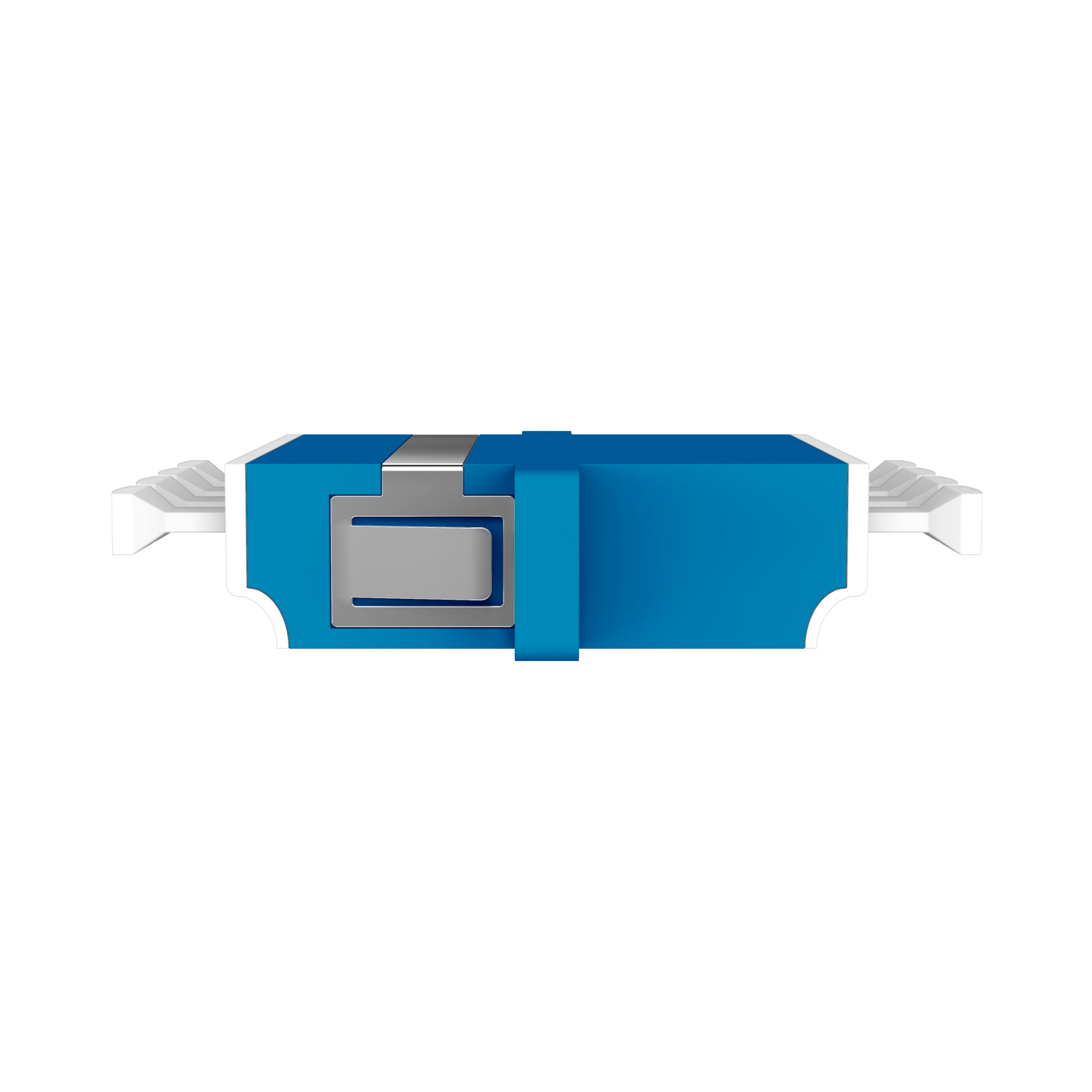Adapter  LC Quad OS2 blue 