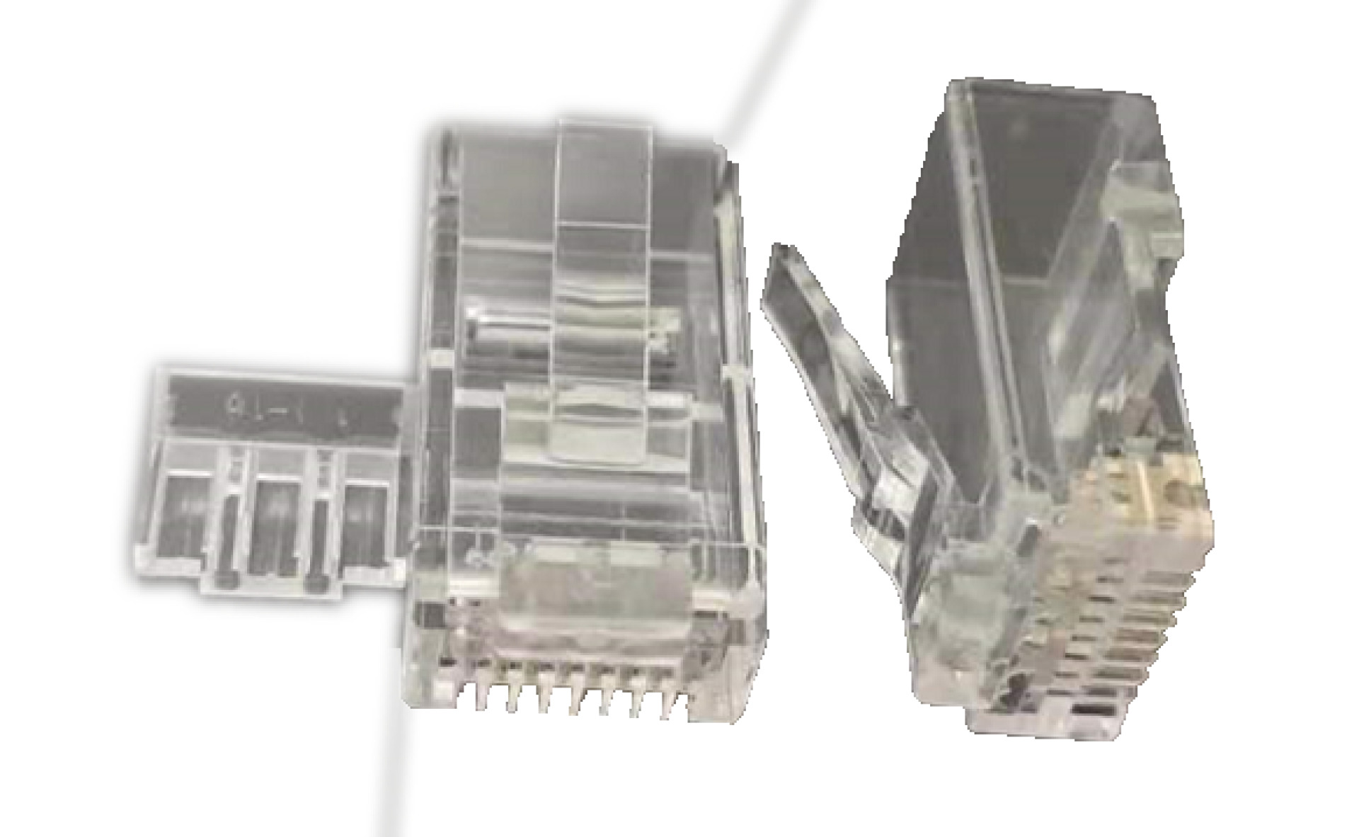 RJ45 modular plug Cat.6A unshielded, pack of 10