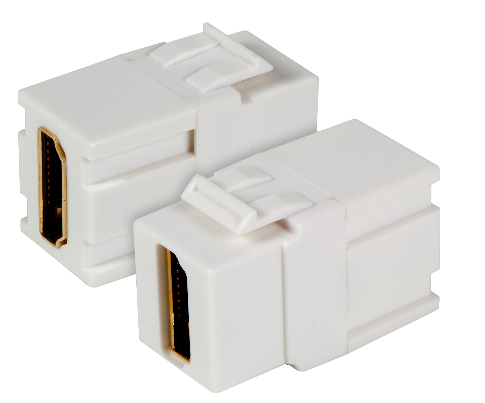 Keystone Snap-In Adapter HDMI A - A, white