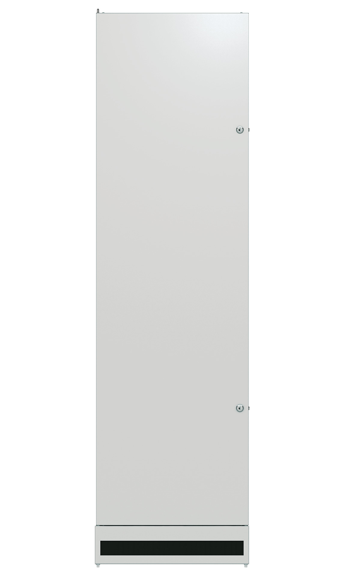 Door for PRO 24U, W=600, Steel, 1-Part, LL, RAL7035, Rear Door