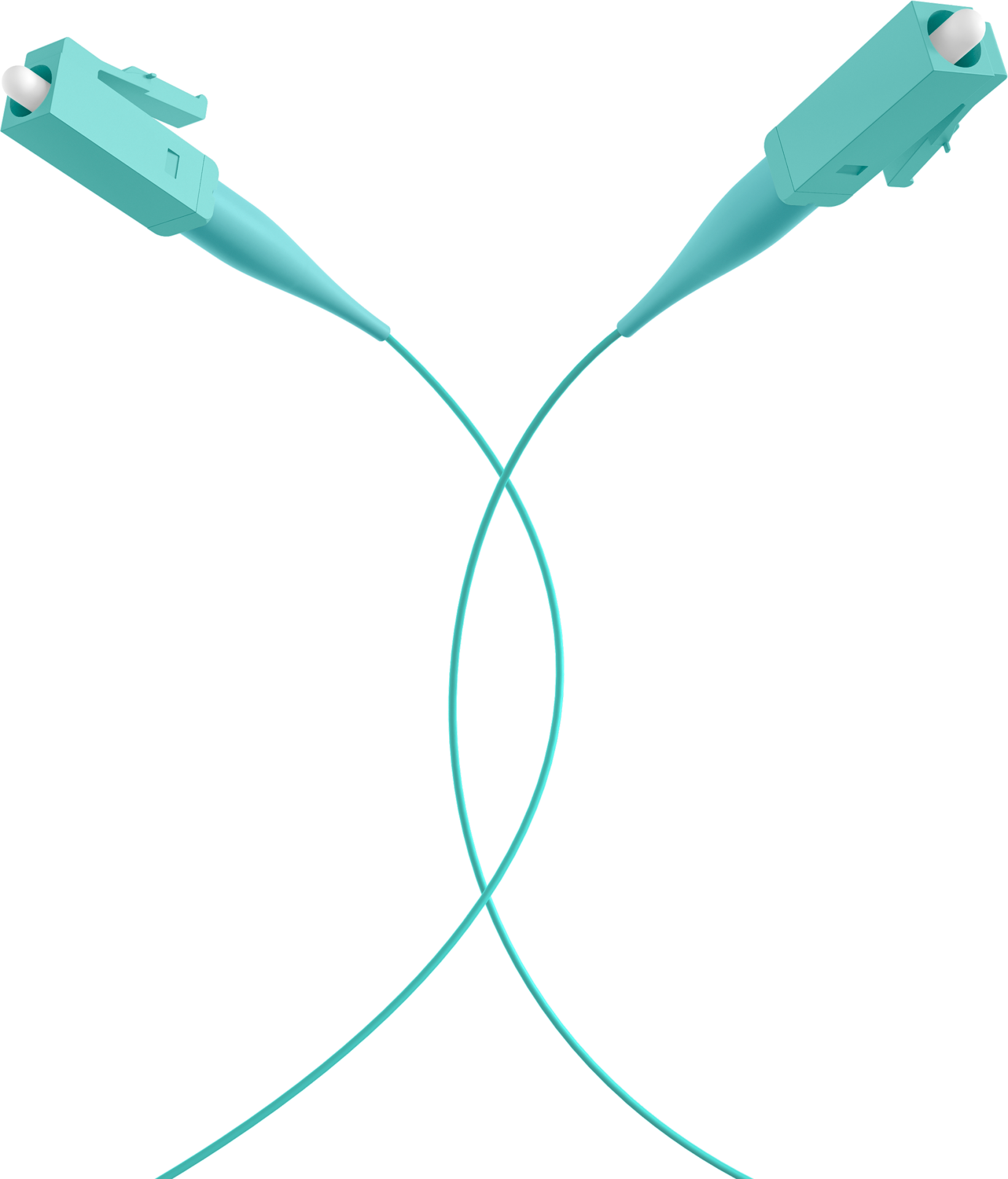 Fiber Pigtail LC OM3 -Aqua 2m - 1 piece