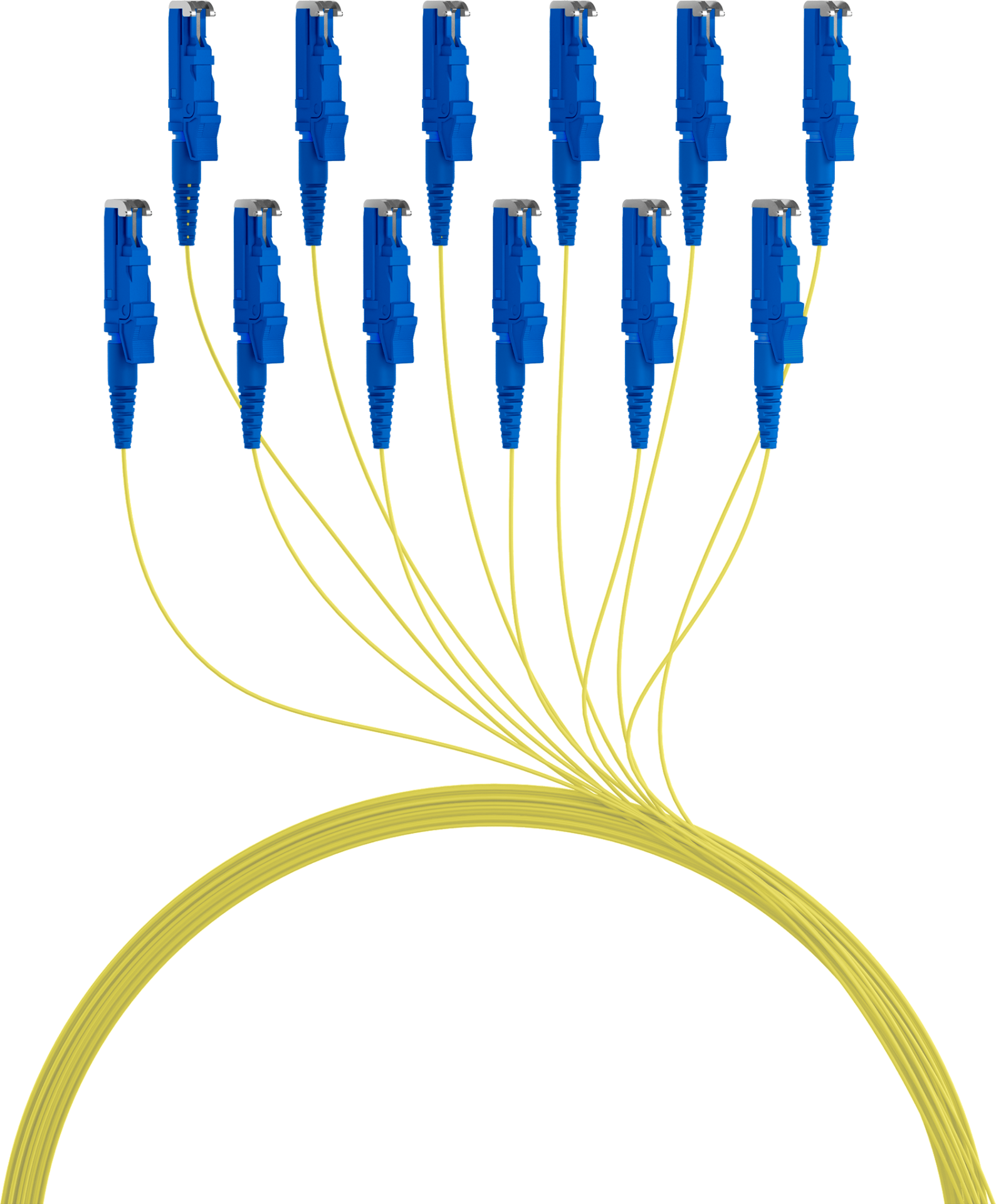 Fiber Pigtail E2000® OS2 G652D-Yellow 2m - 1 piece