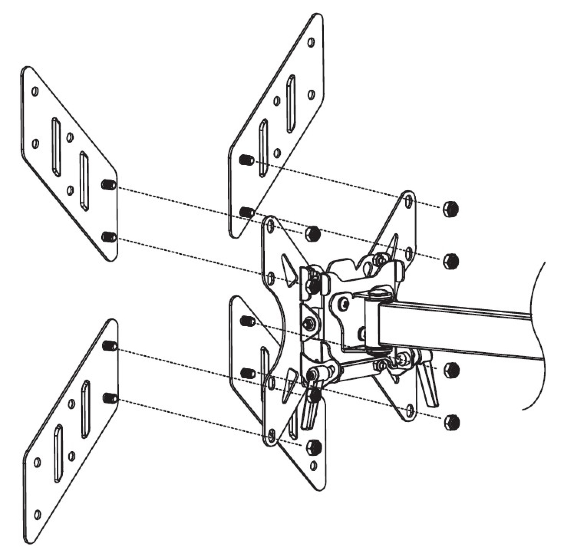 Universal VESA-Adapter 200x200 -  400x400