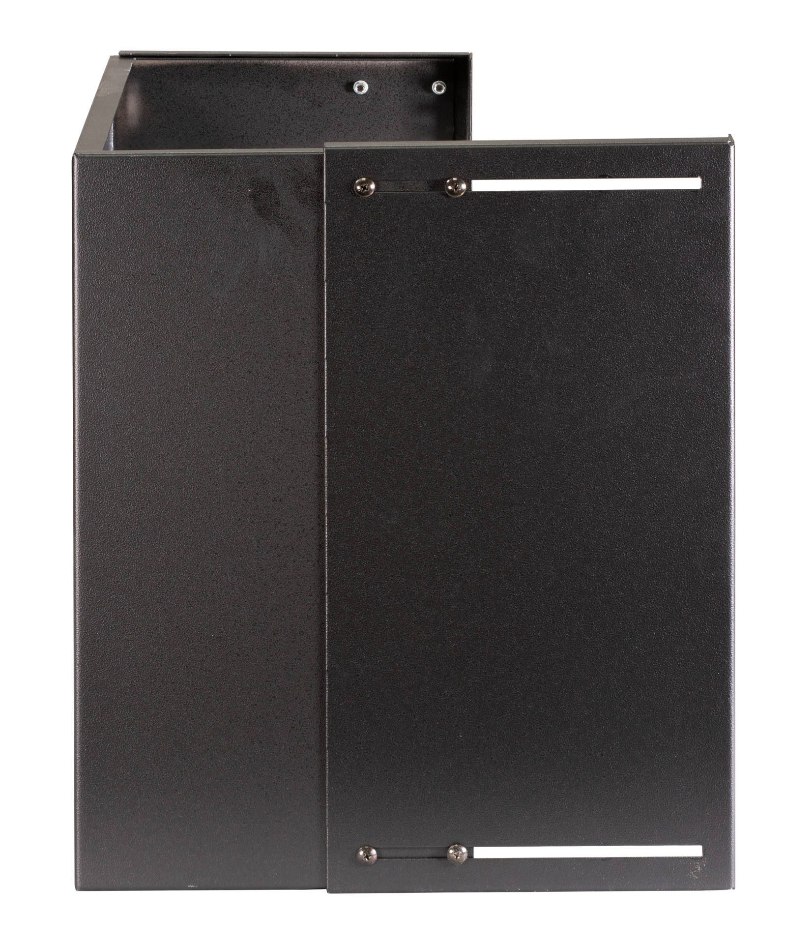 19" 9U Wall Bracket, Depth-Adj., RAL7035