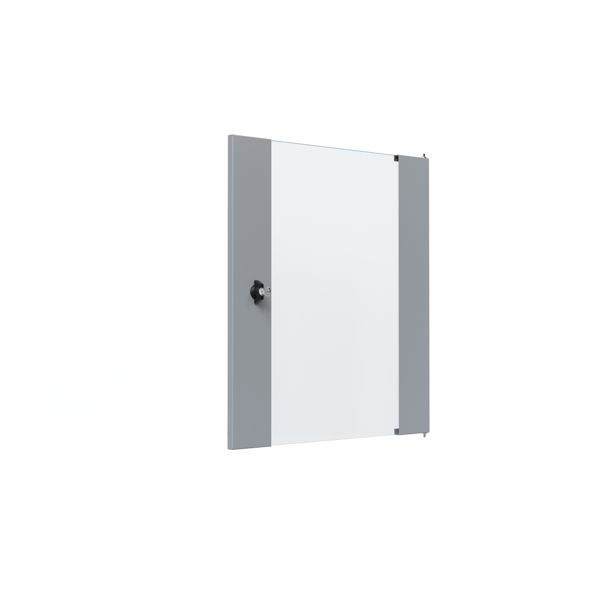 Wall X-Rack Glass door 15U grey RAL7035 3/3