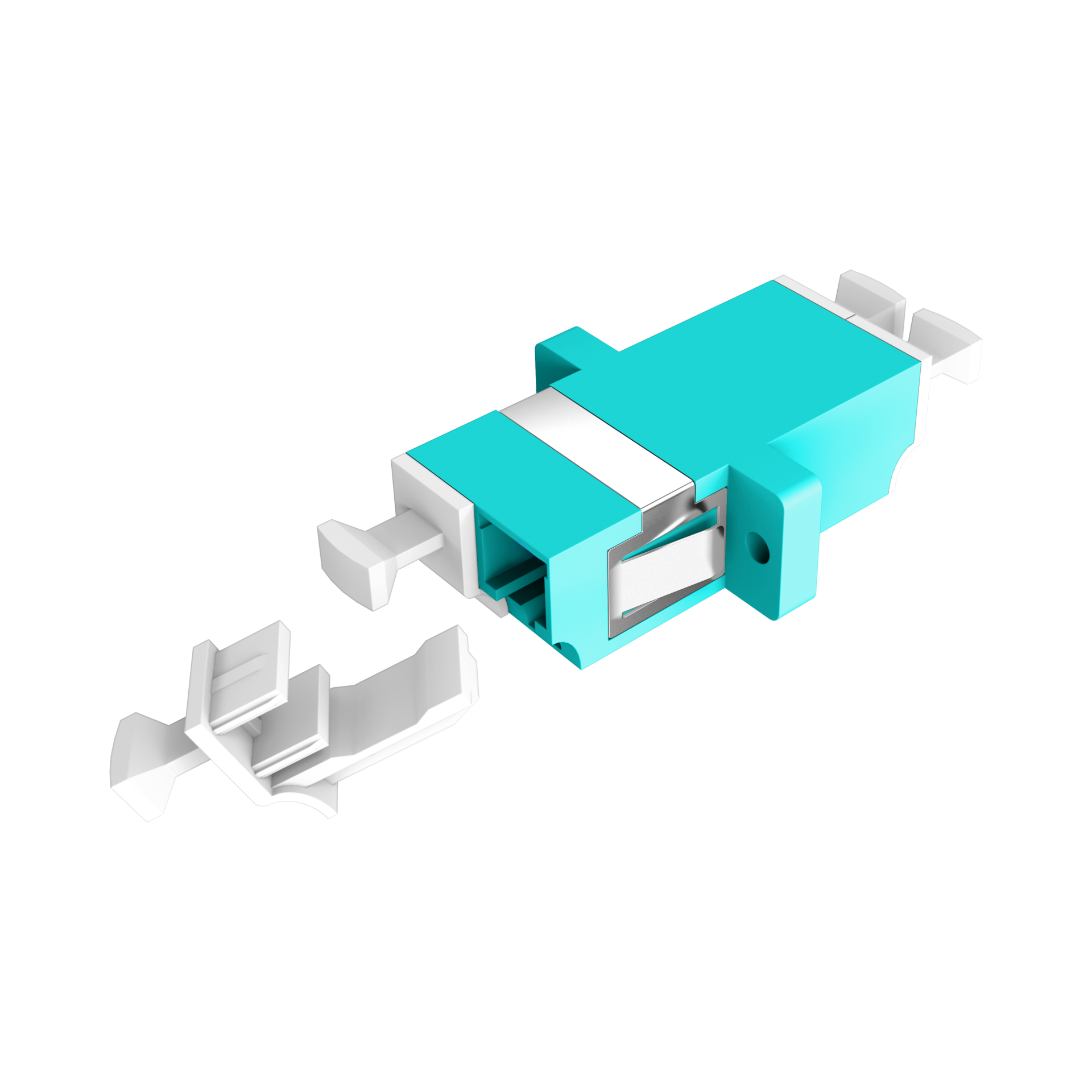 Adapter  LC Duplex OM3 aqua 