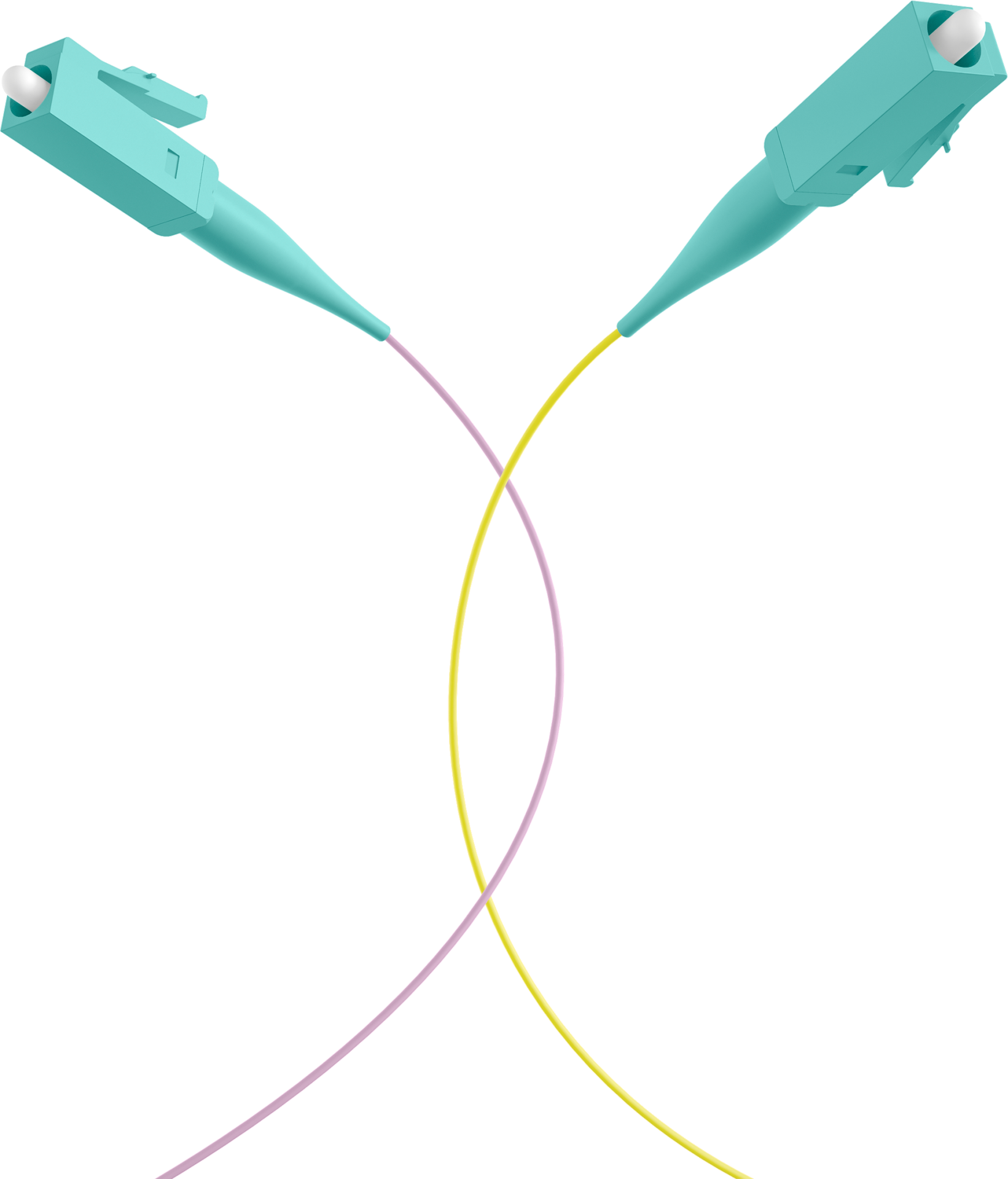 Fiber Pigtail LC OM3 -colored set 2m - 12 pieces