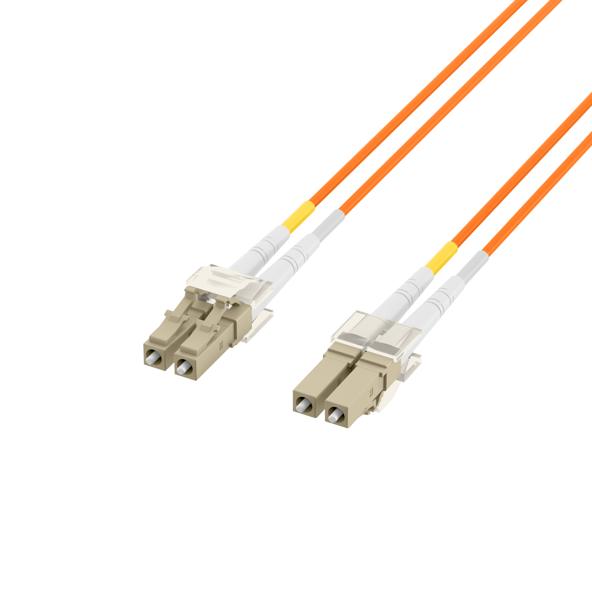 Duplex Patchcable LC-LC OM2 3m LSZH 2mm orange
