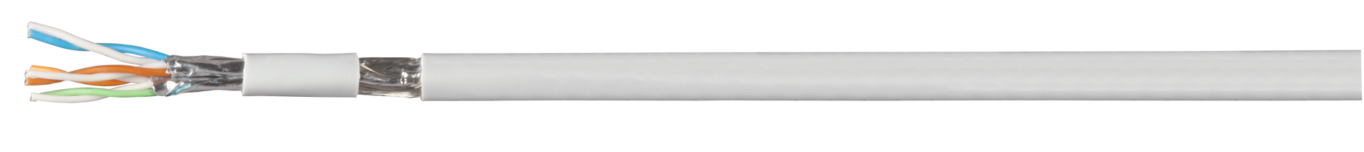 Patch cable Cat.7 PiMF UC900MHz FLEX, SS26 4P Dca, grey 100m