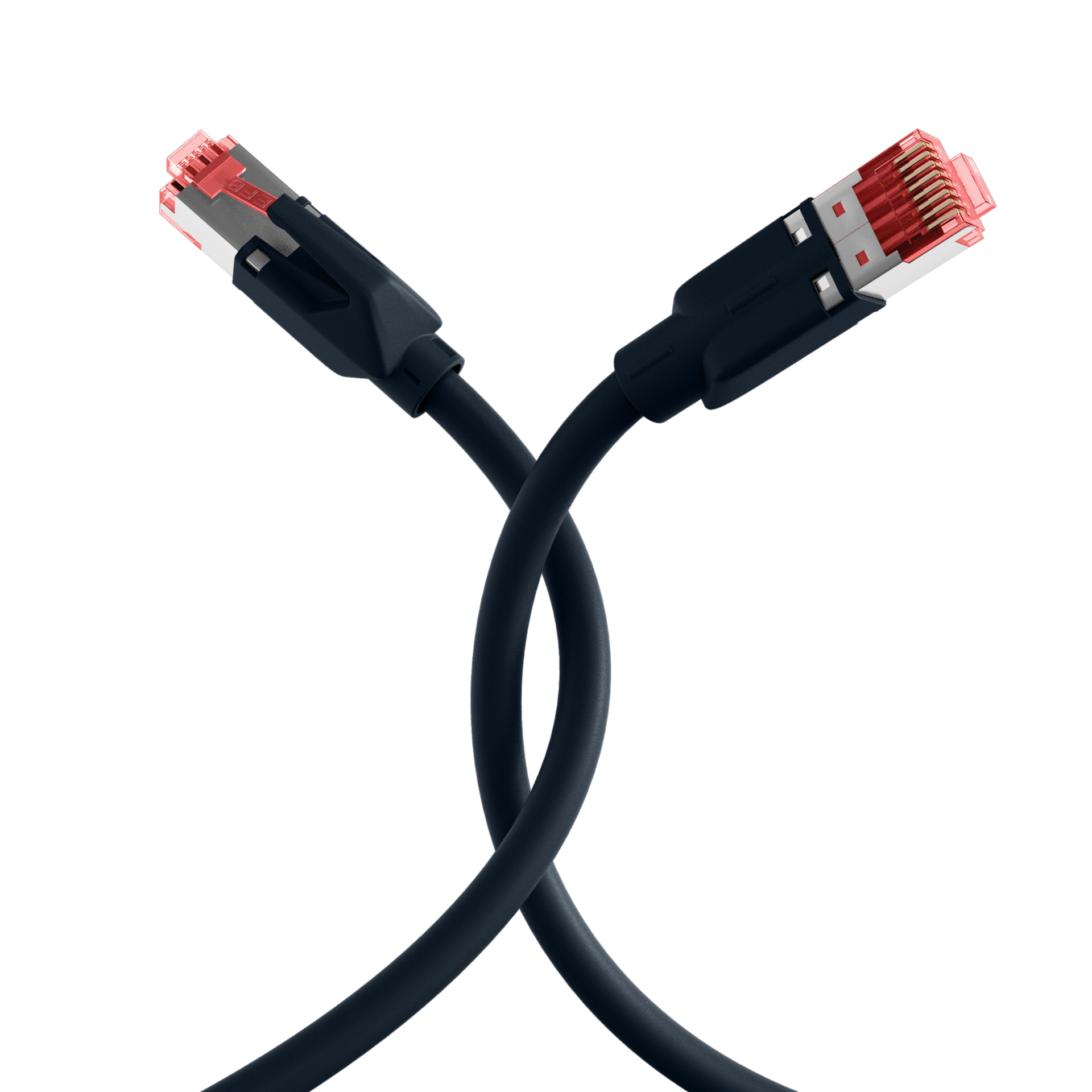 RJ45 Patch Cord Cat.6A S/FTP LSZH Dätwyler 7702 TM21 black