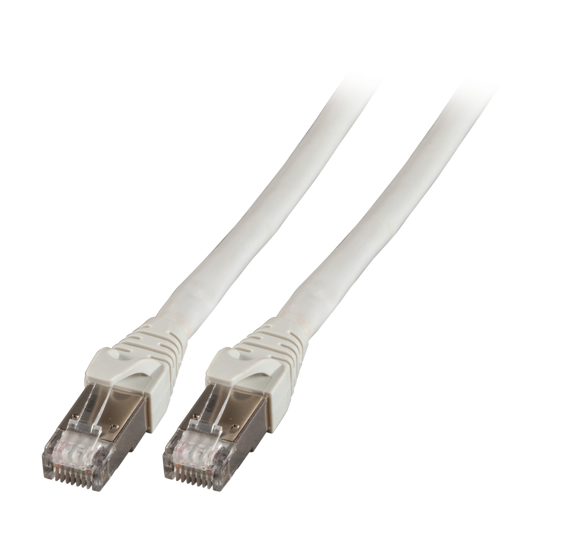 RJ45 Patch cable S/FTP, Cat.6A, PVC, UL, Longlink, 20m, grey
