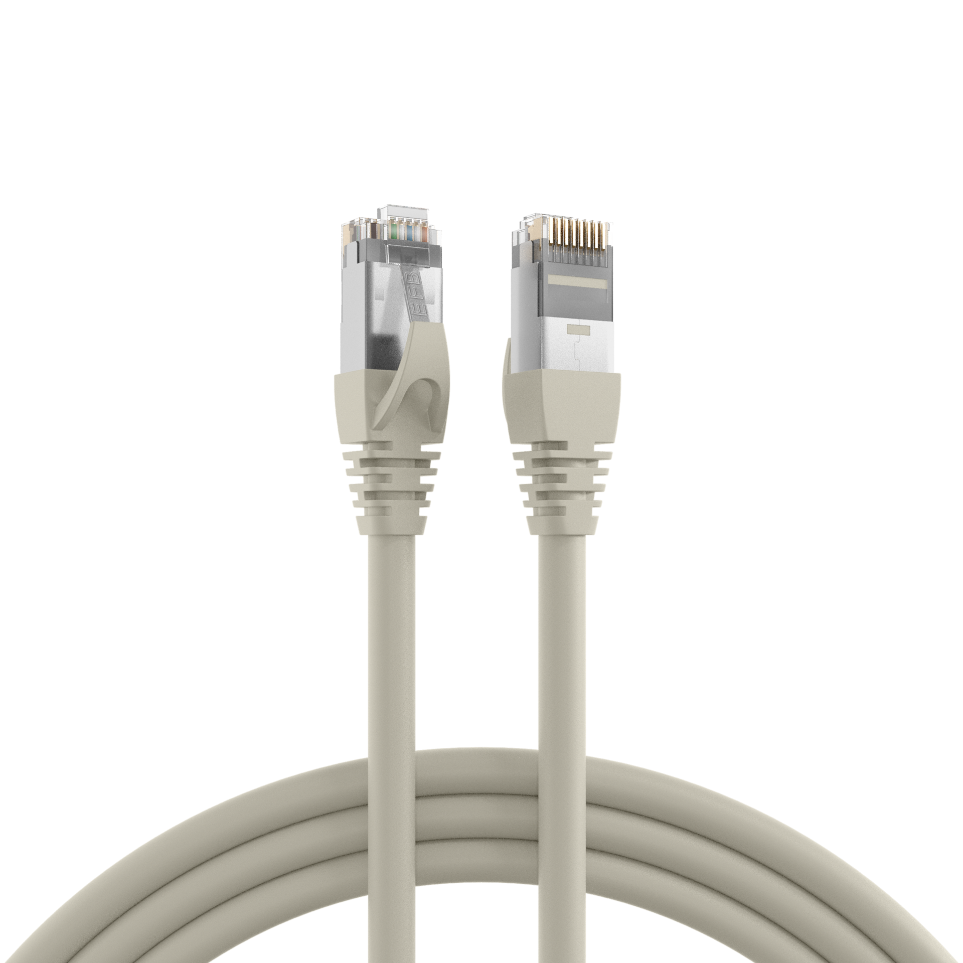 RJ45 Patch Cord Cat.6A  S/FTP PVC UL grey 20m