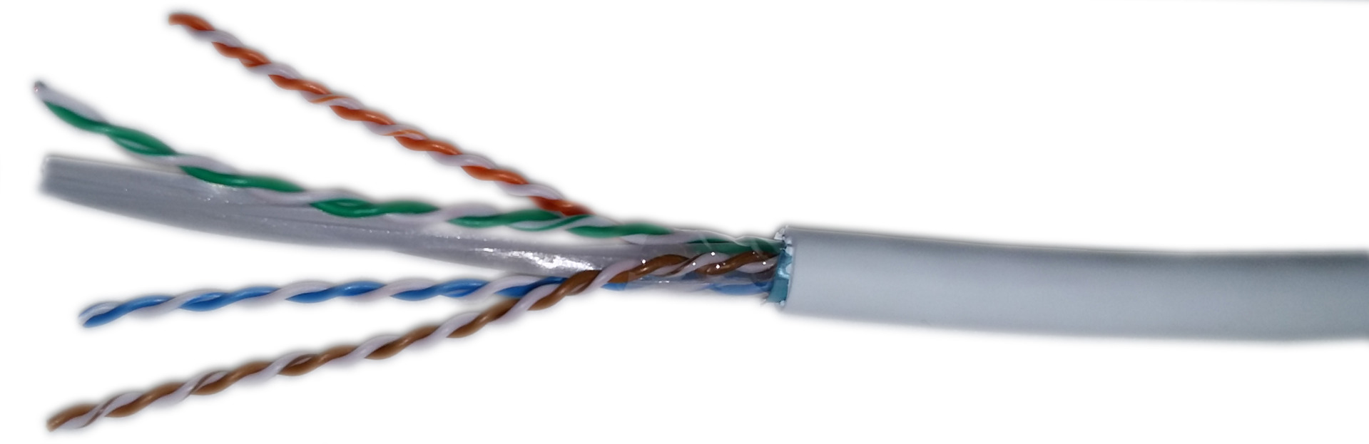 CABLE CAT.6A U/UTP XT (4X2XAWG23)  LSZH white, 500 Mtr Drum