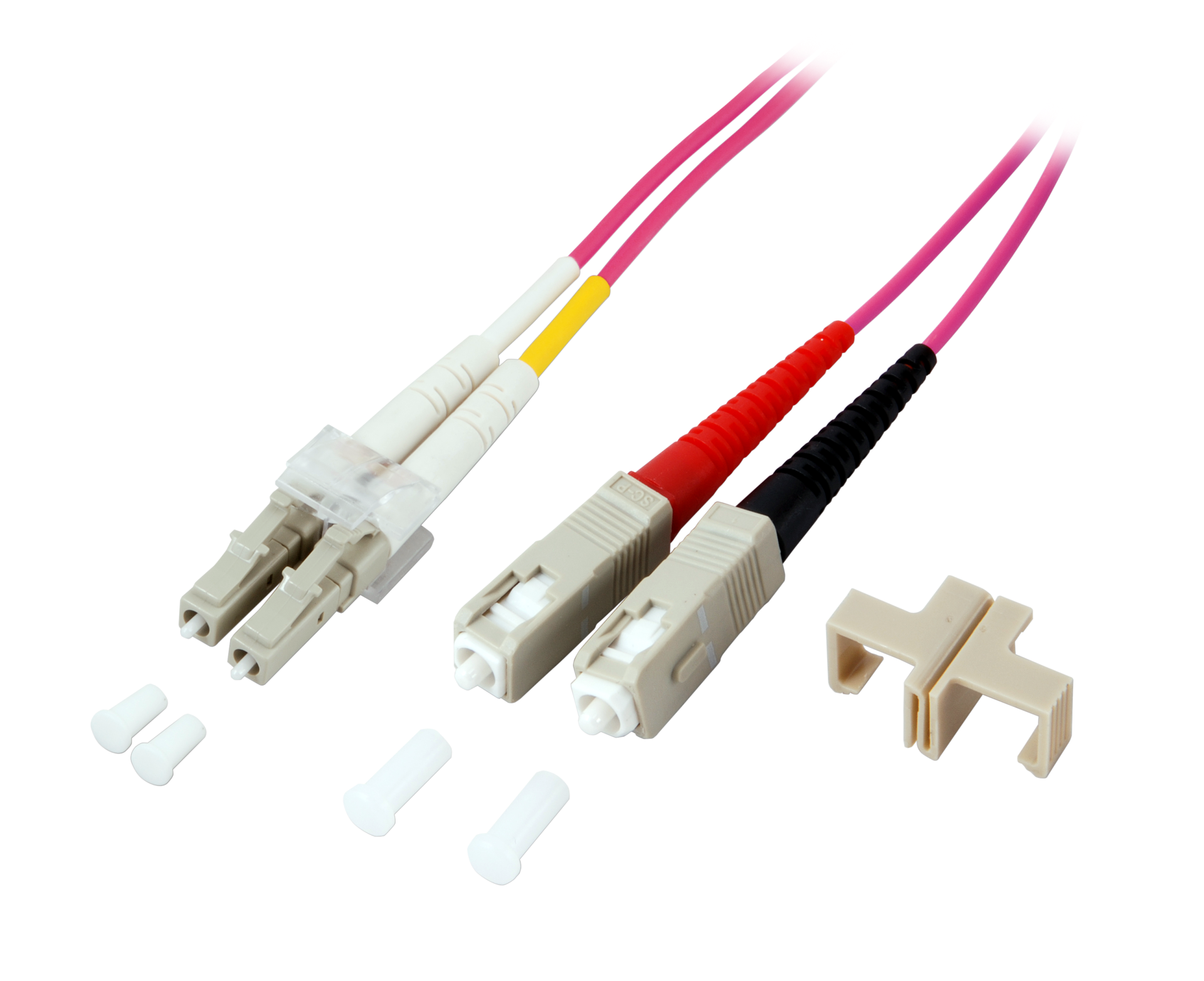 Duplex Patchcable LC-SC 50/125µ, OM4