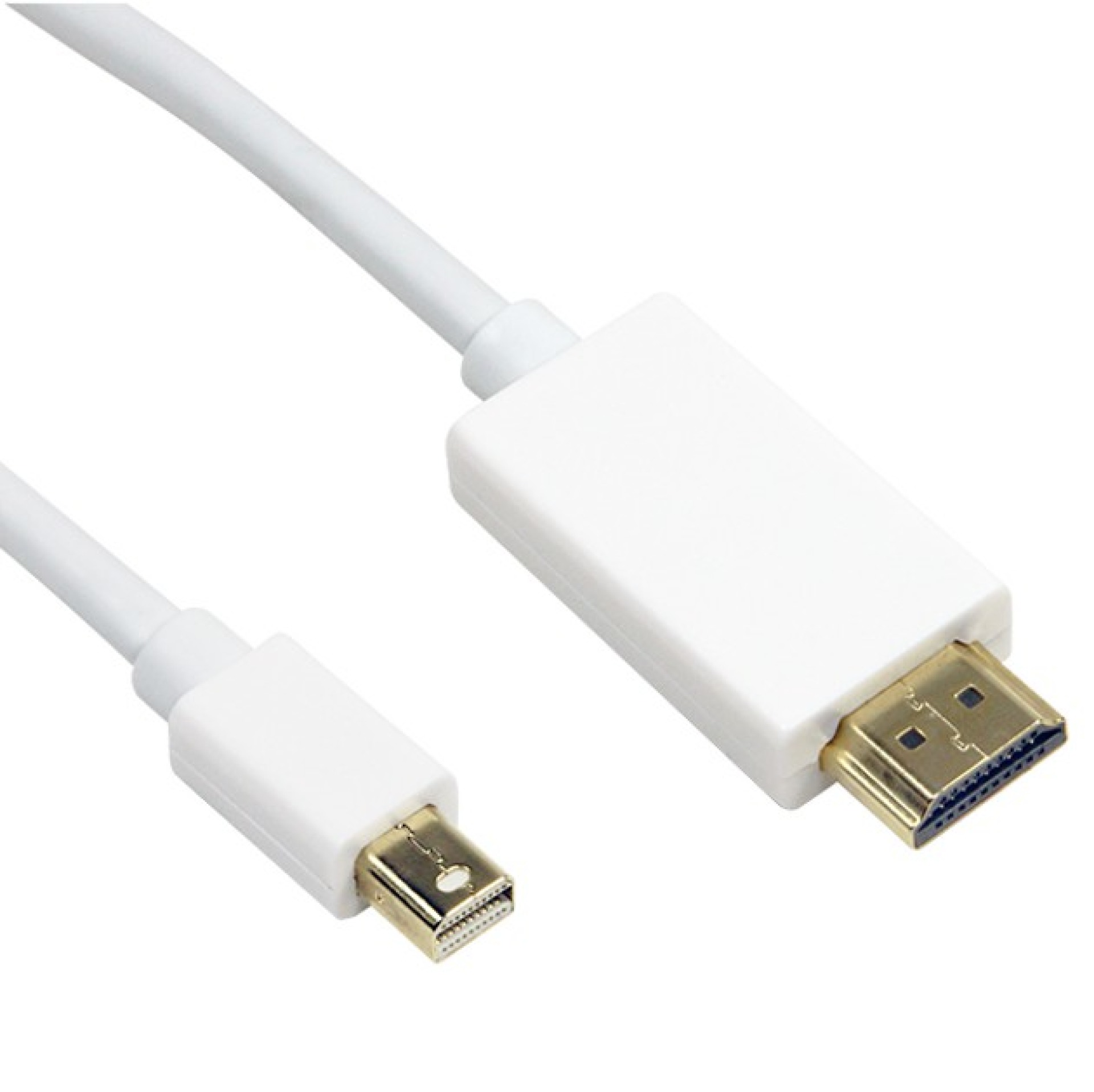 Mini-DisplayPort (Thunderbolt) Connection Cable to HDMI, M-M, white, 2m