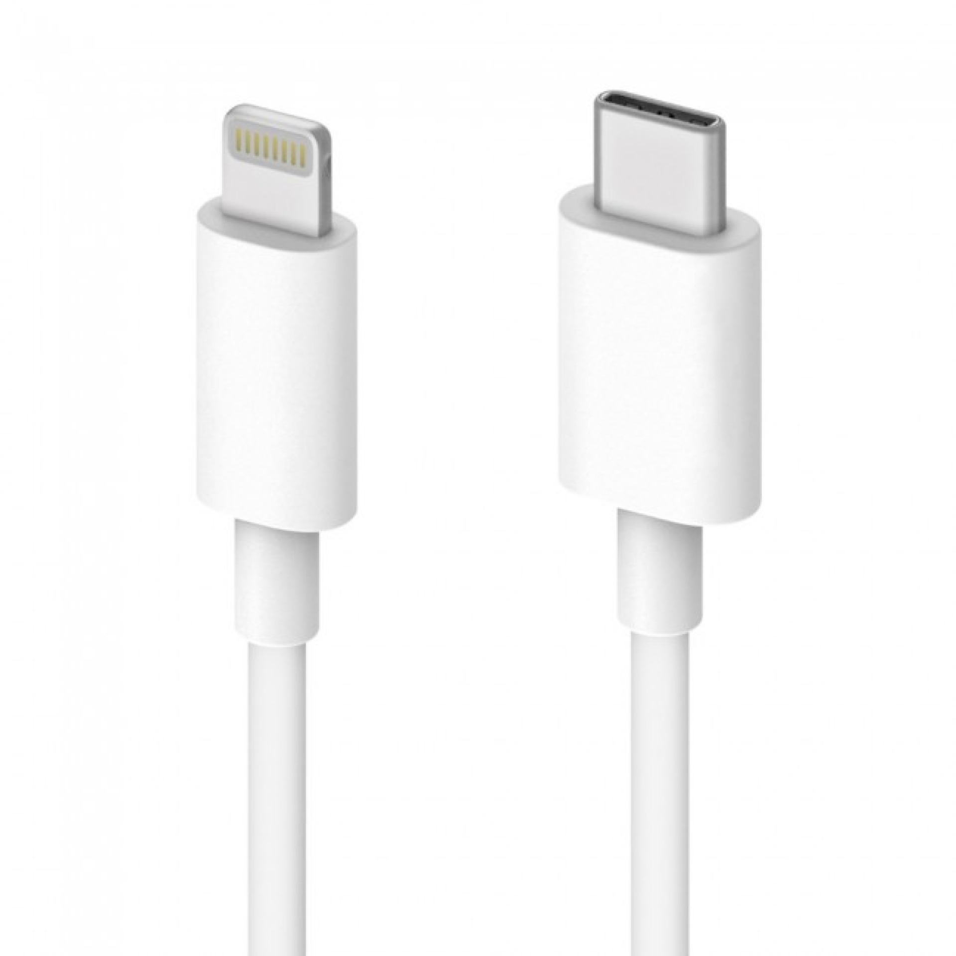 USB2.0 Cable Type C - Lightning, white 1m