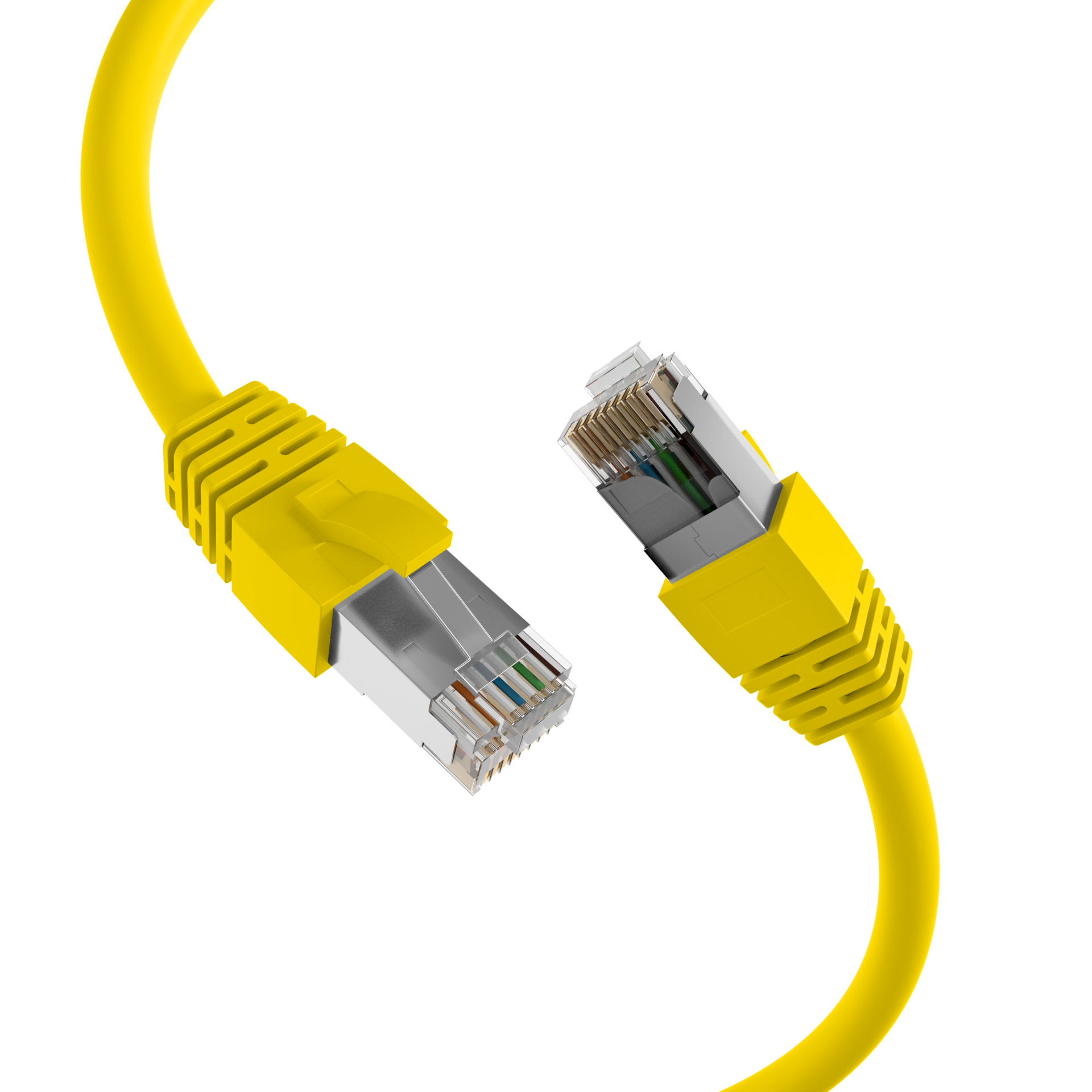 RJ45 Patch Cord Cat.8.1 S/FTP LSZH BC yellow 10m