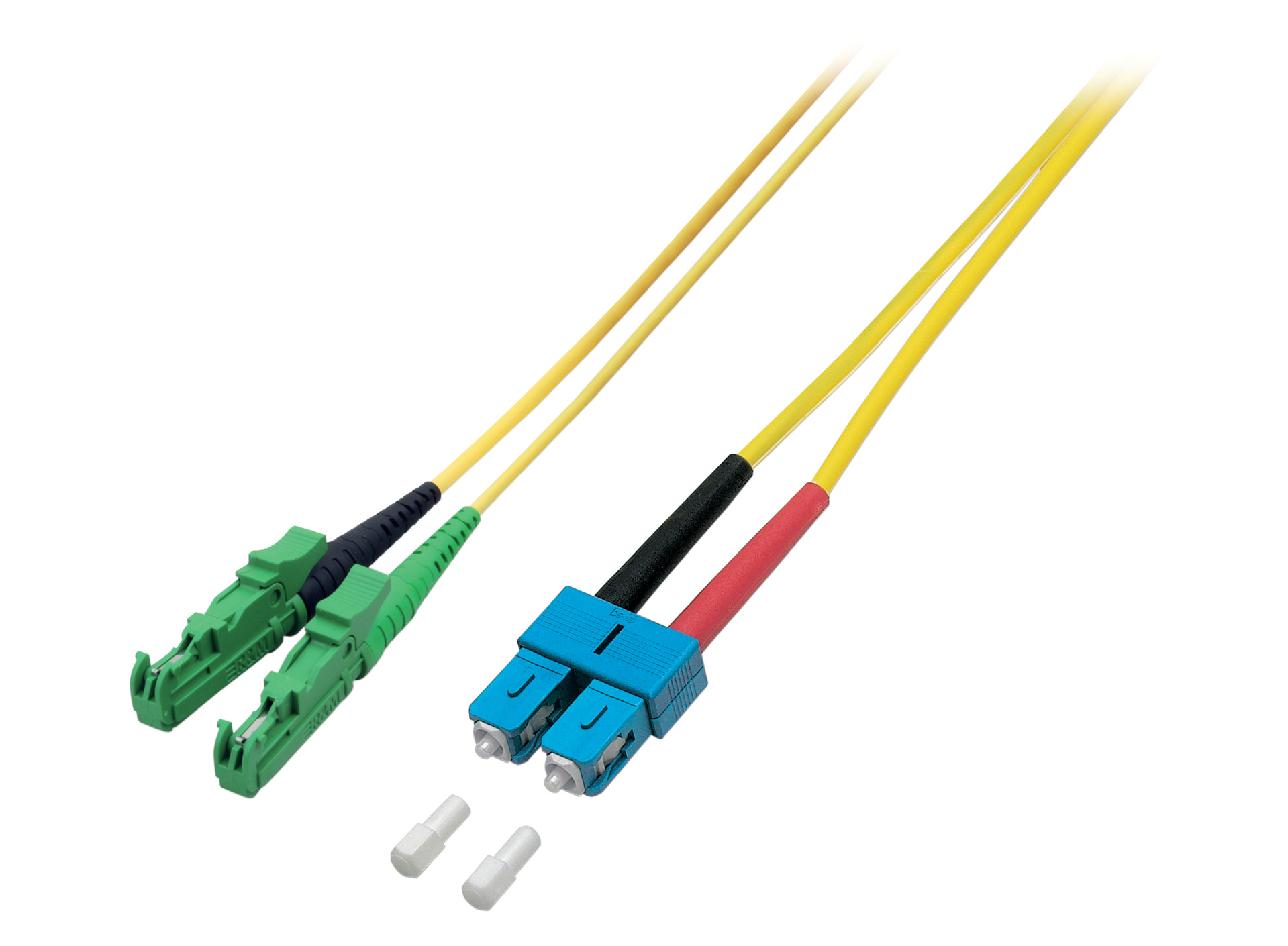 Duplex Patchcable E2000®/APC-SC OS2 G657A1 7,5m 3mm yellow