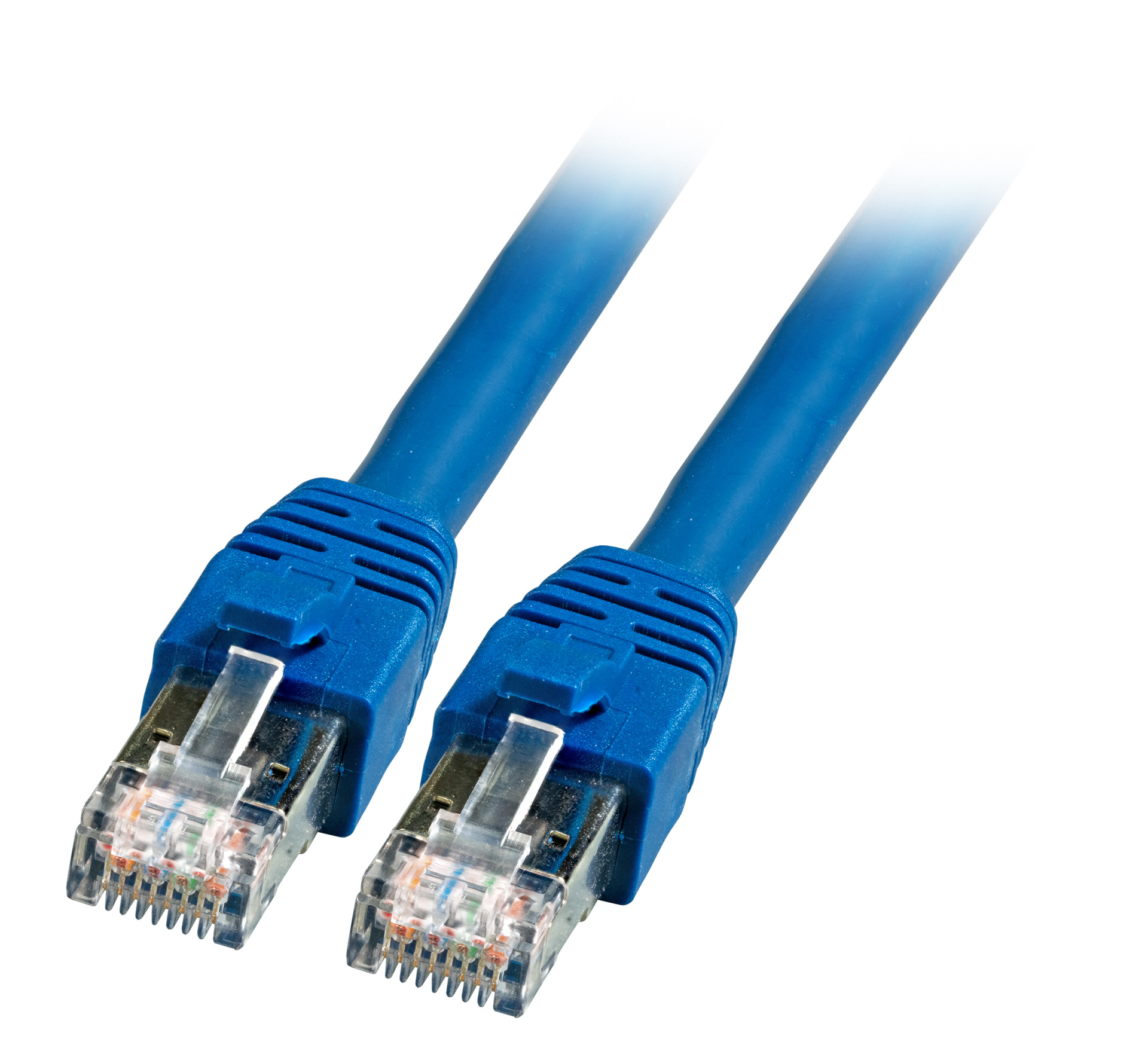 RJ45 Patch cable S/FTP, Cat.8.1,BC, LSZH, 0,5m, blue