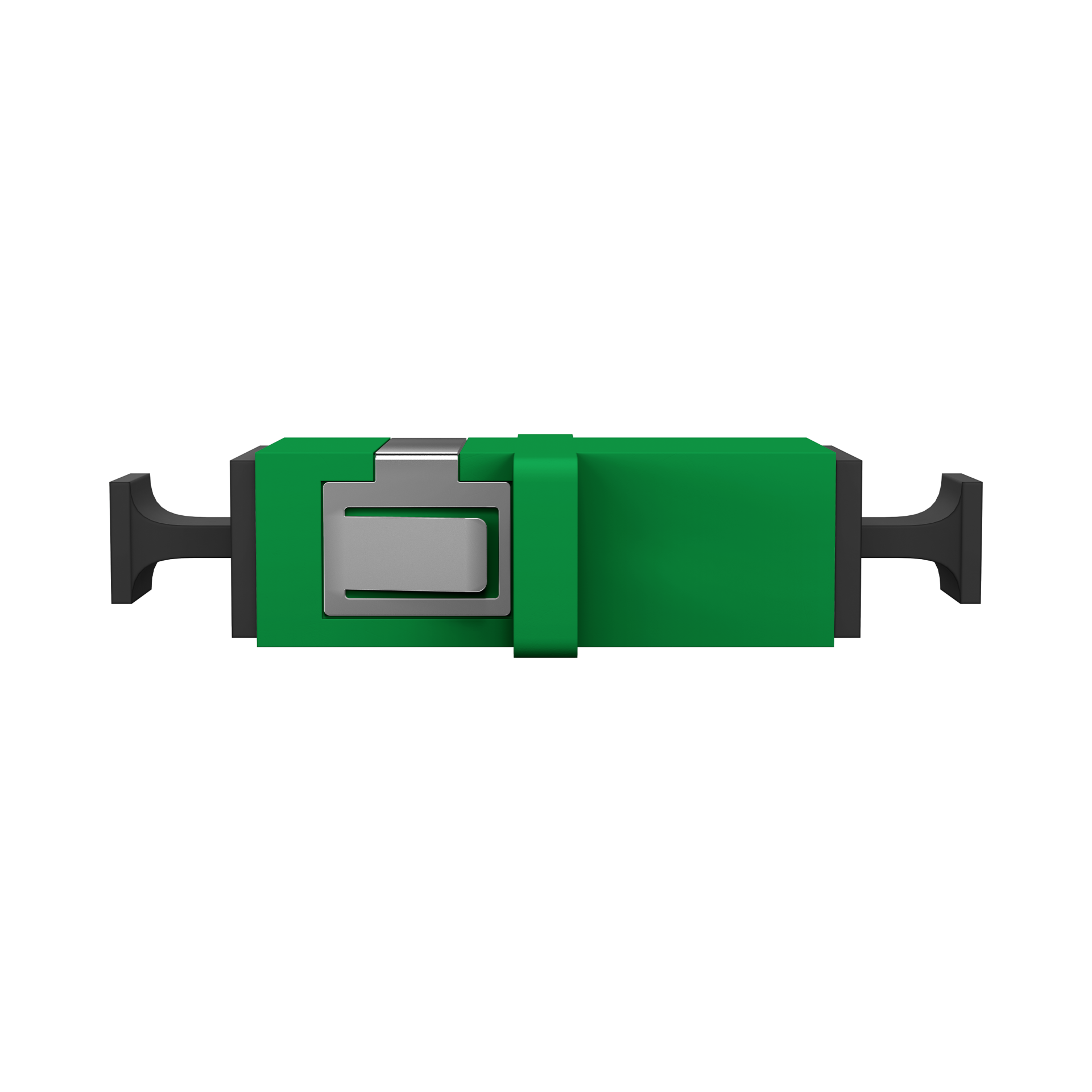 Adapter  SC/APC Simplex OS2 green 