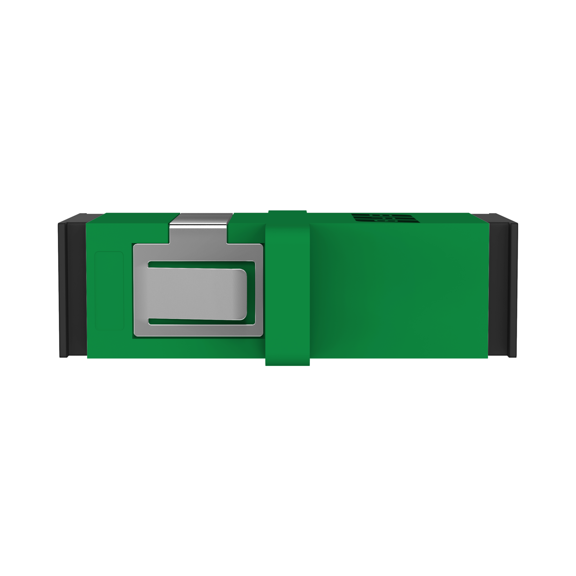 Adapter  SC/APC Simplex OS2 green
