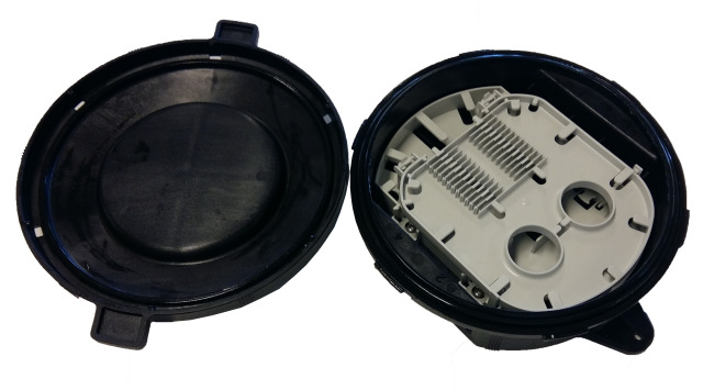 Fiber Optic Closure for 24 splices IP68 