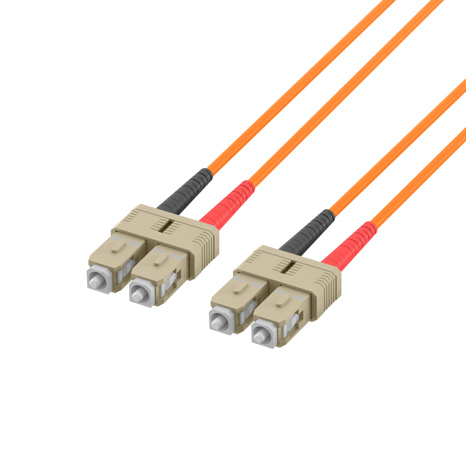 Duplex Patchcable SC-SC OM2 10m LSZH 3mm orange
