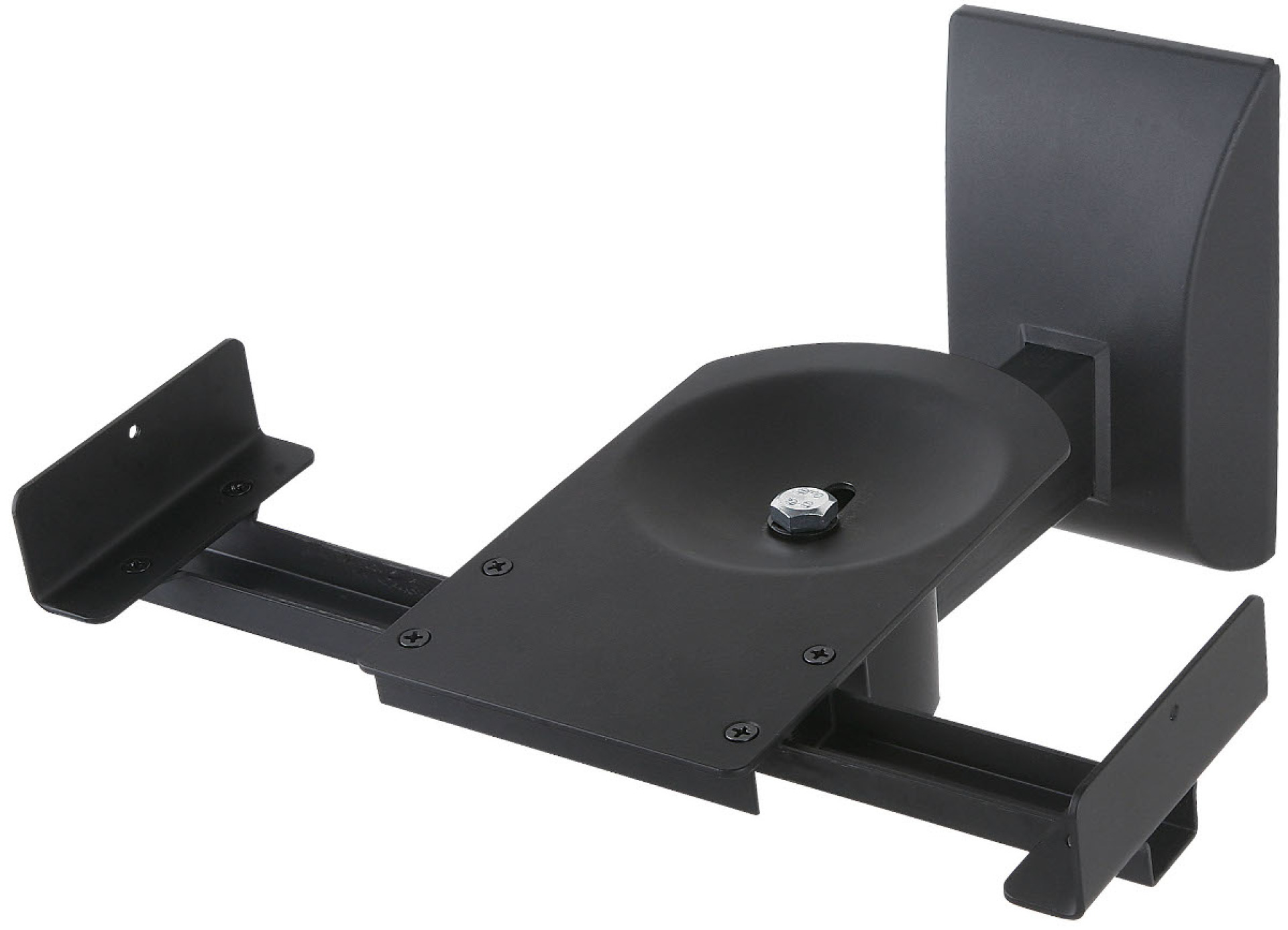 Wall/Ceiling Audiospeaker bracket, max. 25 kg, black