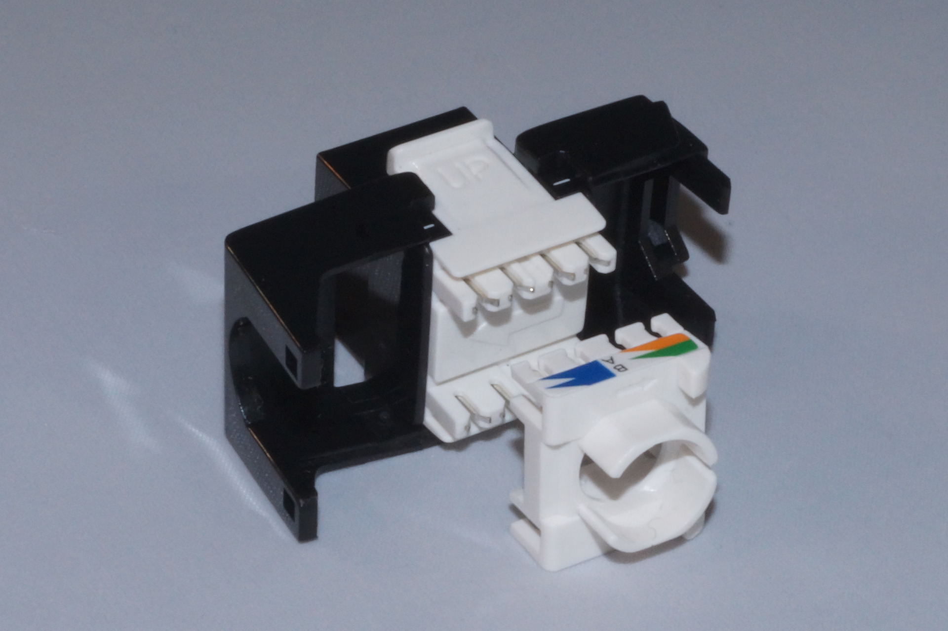 Keystone Cat.6A UTP black
