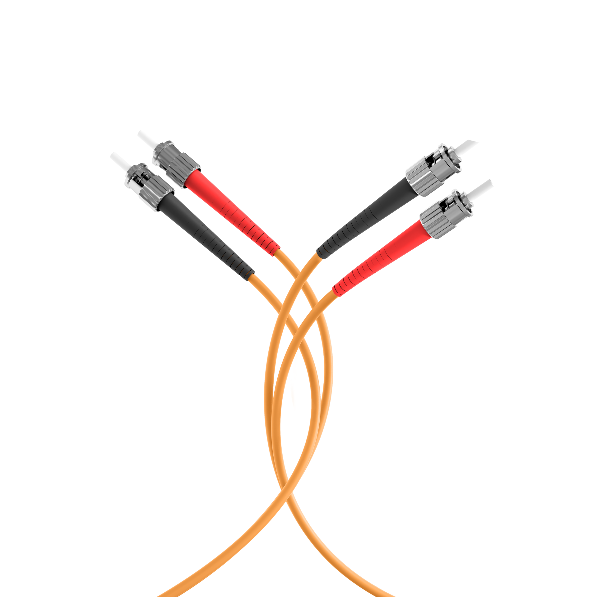 Duplex Patchcable ST-ST OM1 15m LSZH 3mm orange