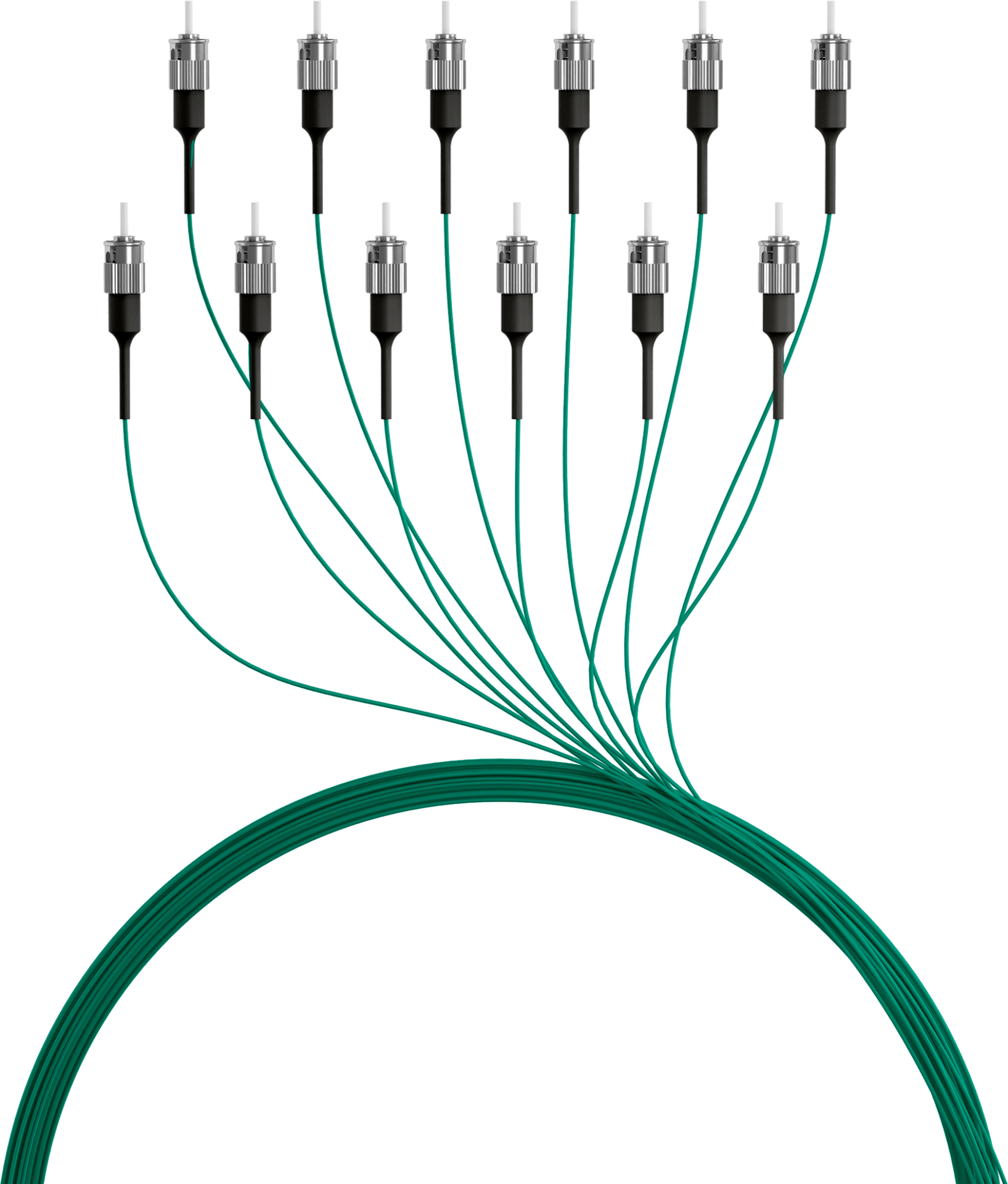 Fiber Pigtail ST OM2 -Green 2m - 1 piece