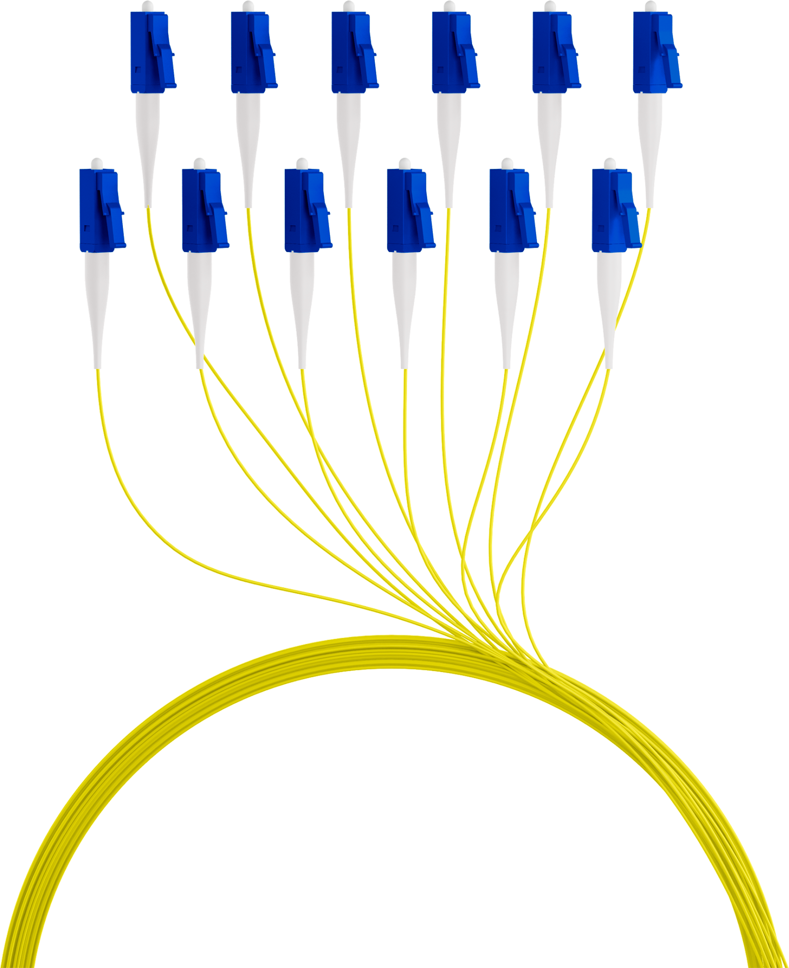 Fiber Pigtail LC OS2 G652D-Yellow 2m - 1 piece