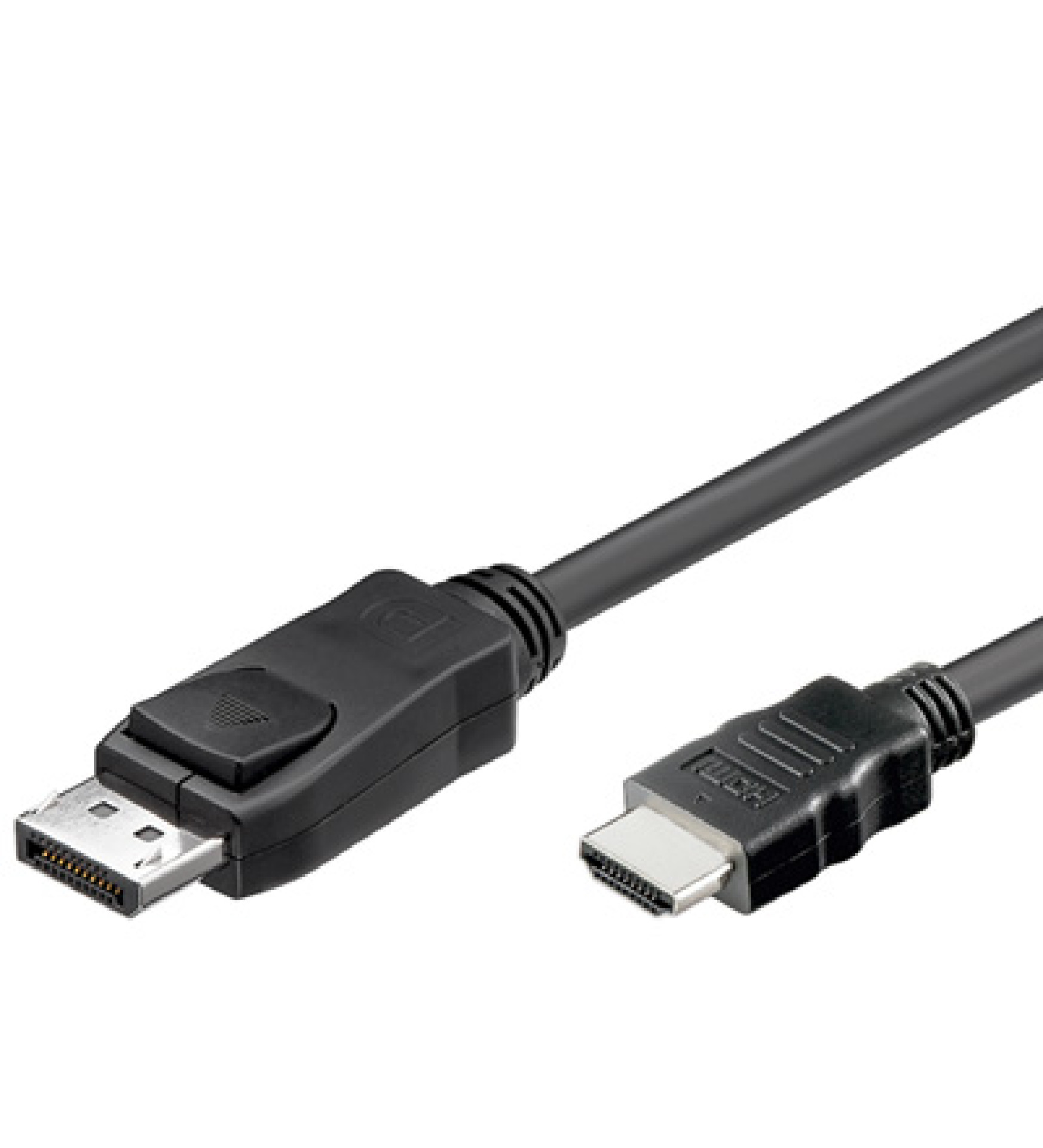 DisplayPort 1.2 to HDMI Connecting cable, black, 2 m