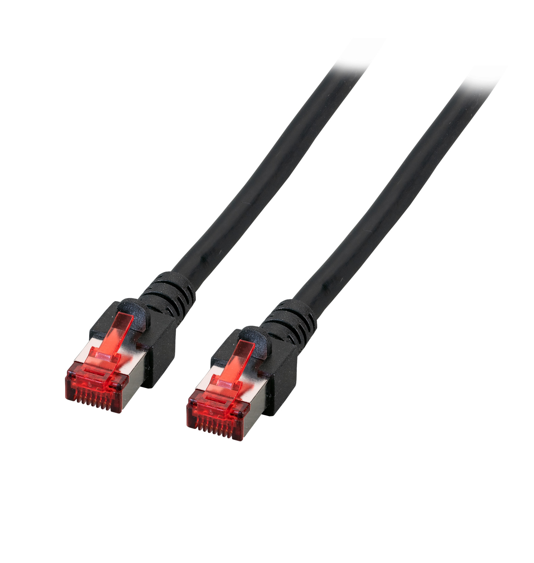 RJ45 Patch cable S/FTP, Cat.6, LSZH, 1m, black