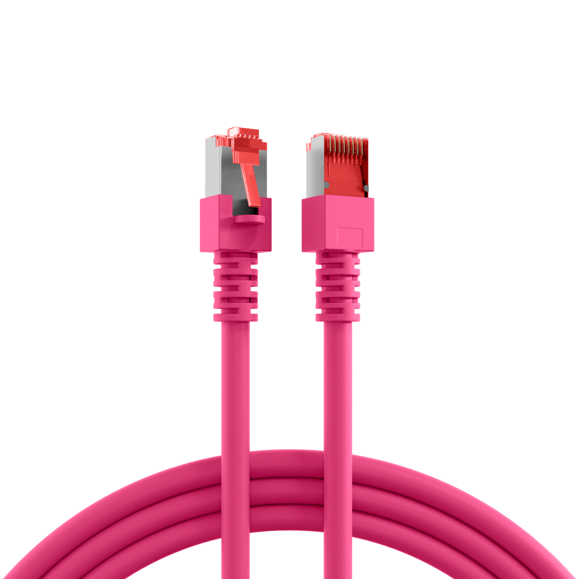 RJ45 Patch Cord Cat.6 S/FTP LSZH magenta 1m