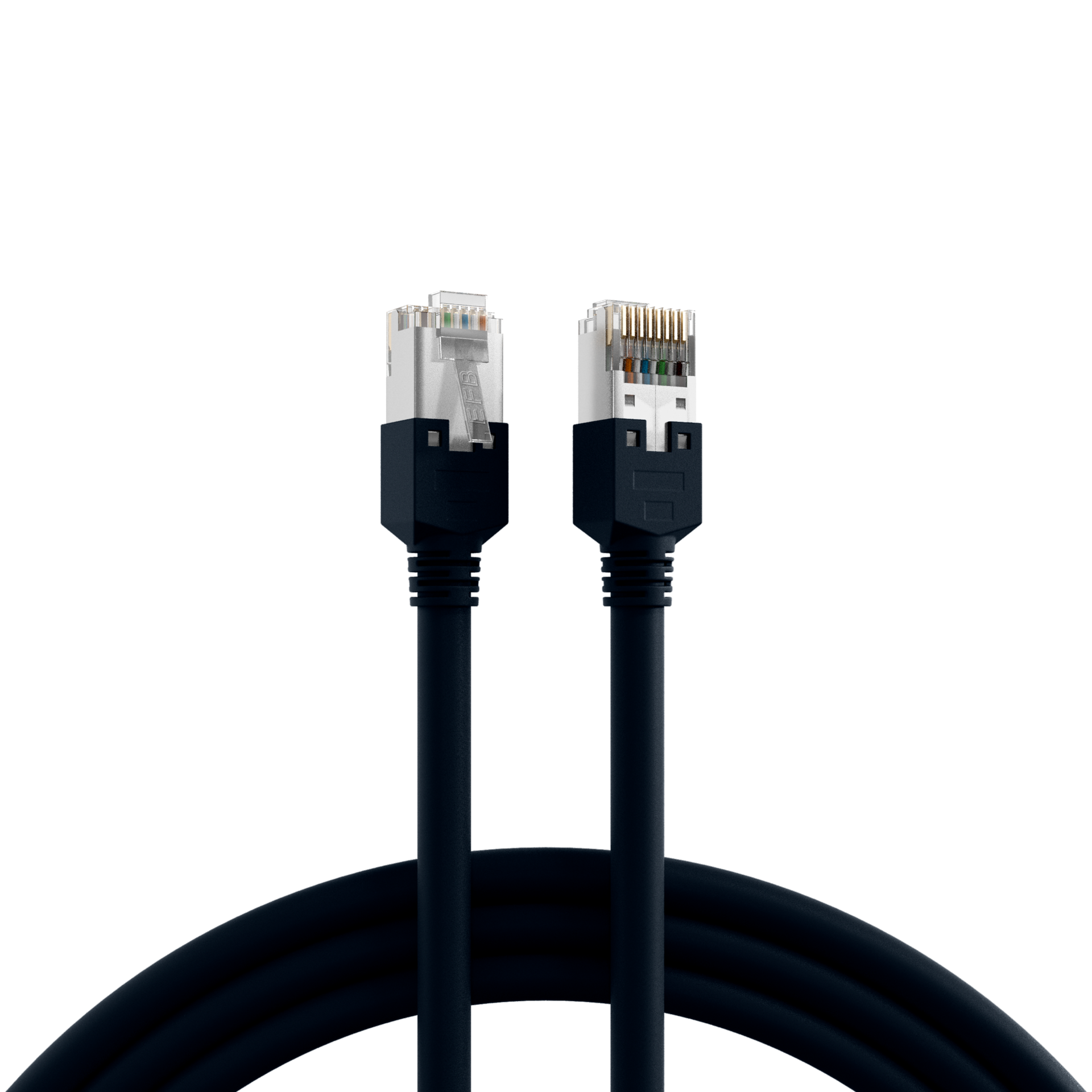 RJ45 Patch Cord Cat.5e S/UTP PVC Dätwyler 5502 TM11 black