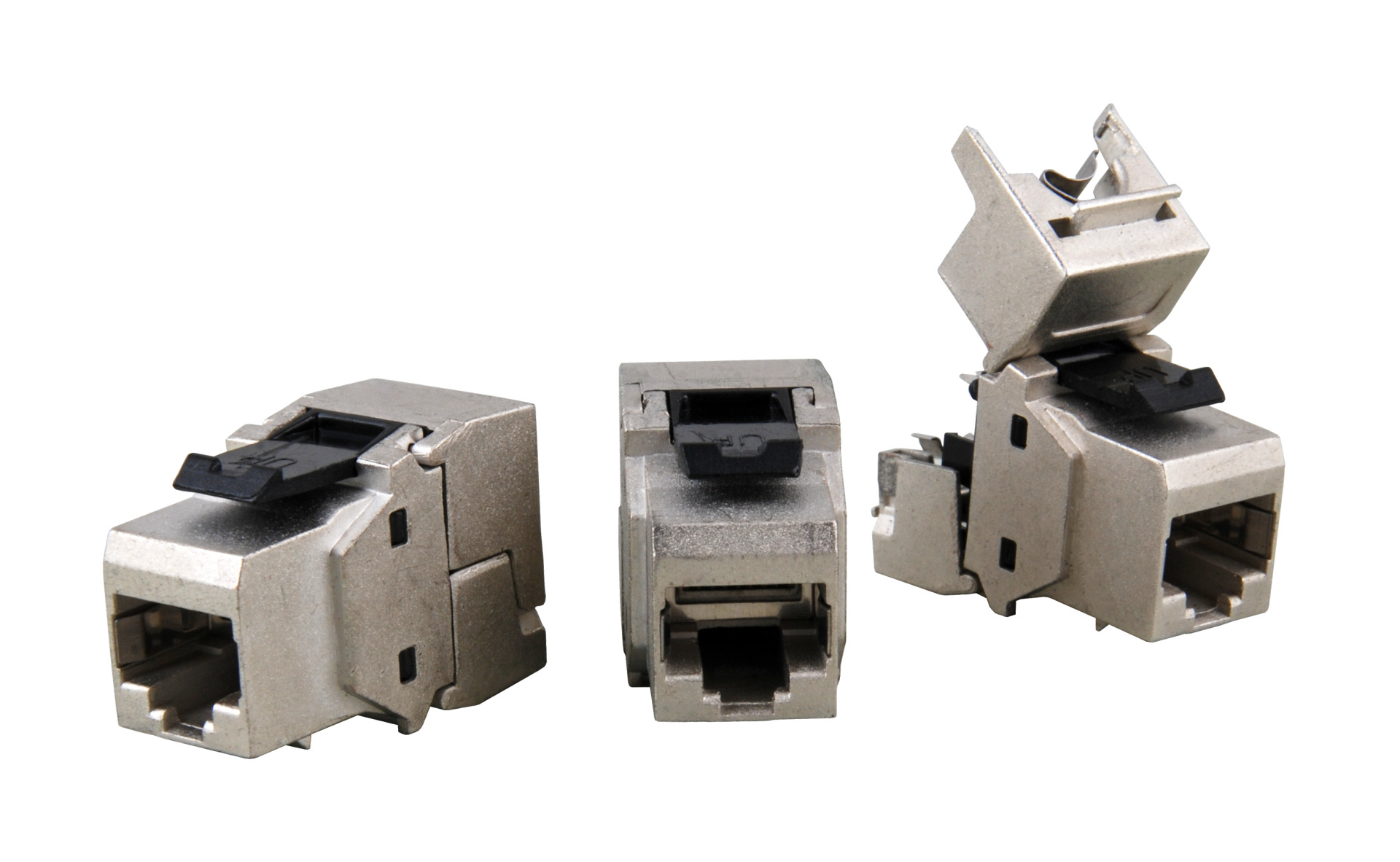 RJ45 Keystone STP, Cat.6A, 500MHz, component certified