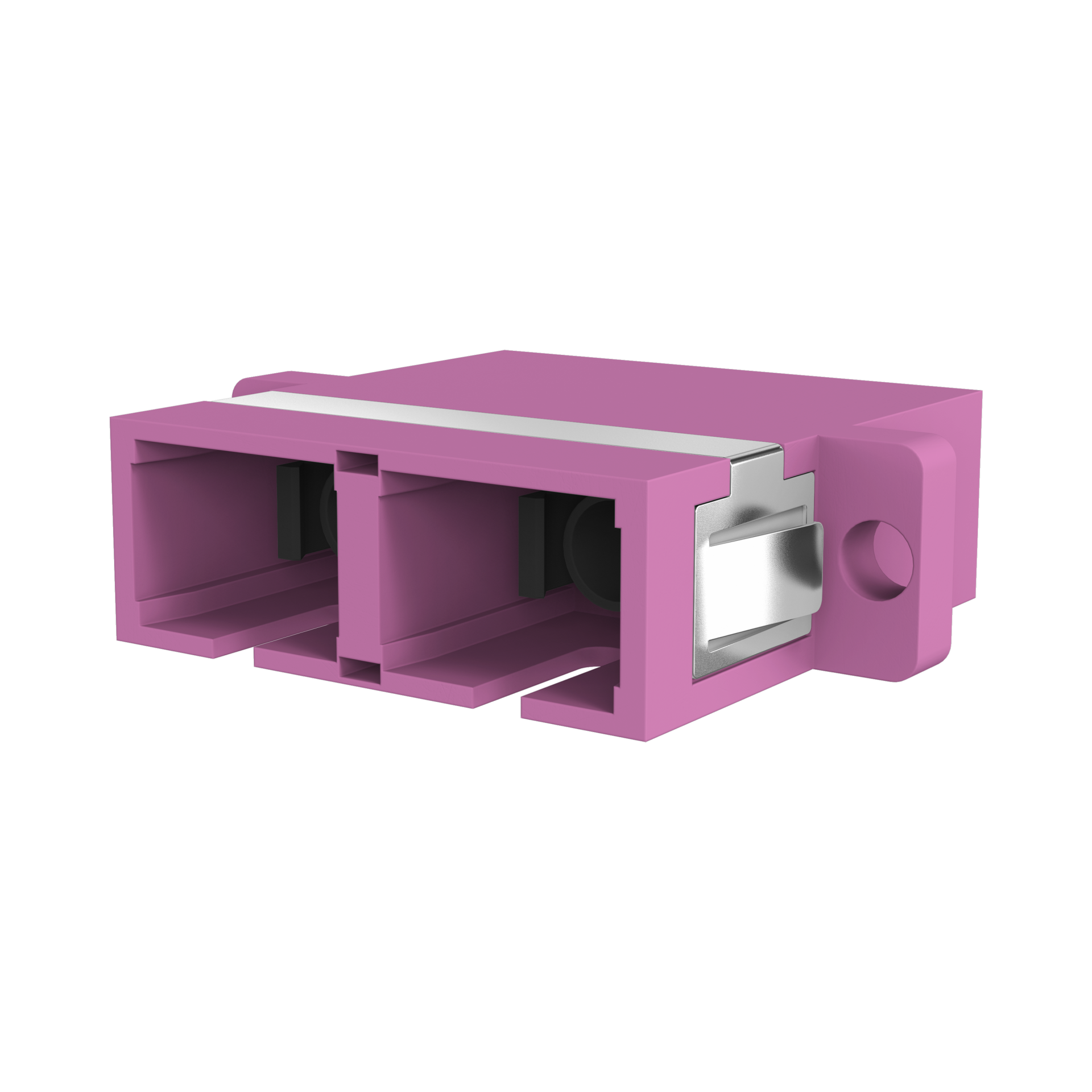 Adapter  SC Duplex OM4 erica violet 
