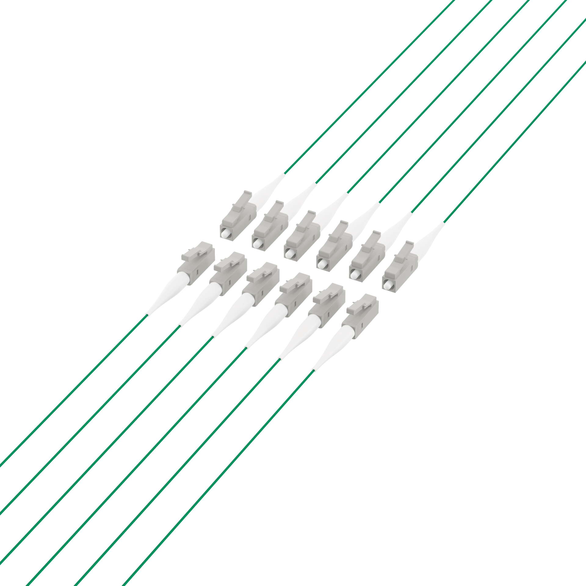 Fiber Pigtail LC OM2 -Green 2m - 1 piece