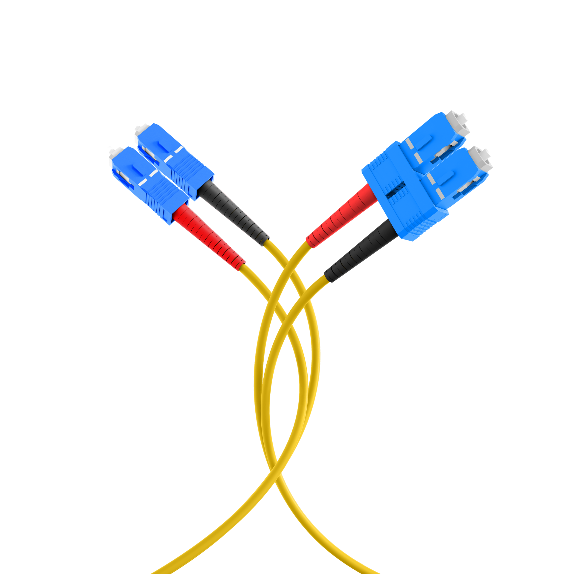 Duplex Patchcable SC-SC OS2 G652D 3m LSZH 3mm yellow