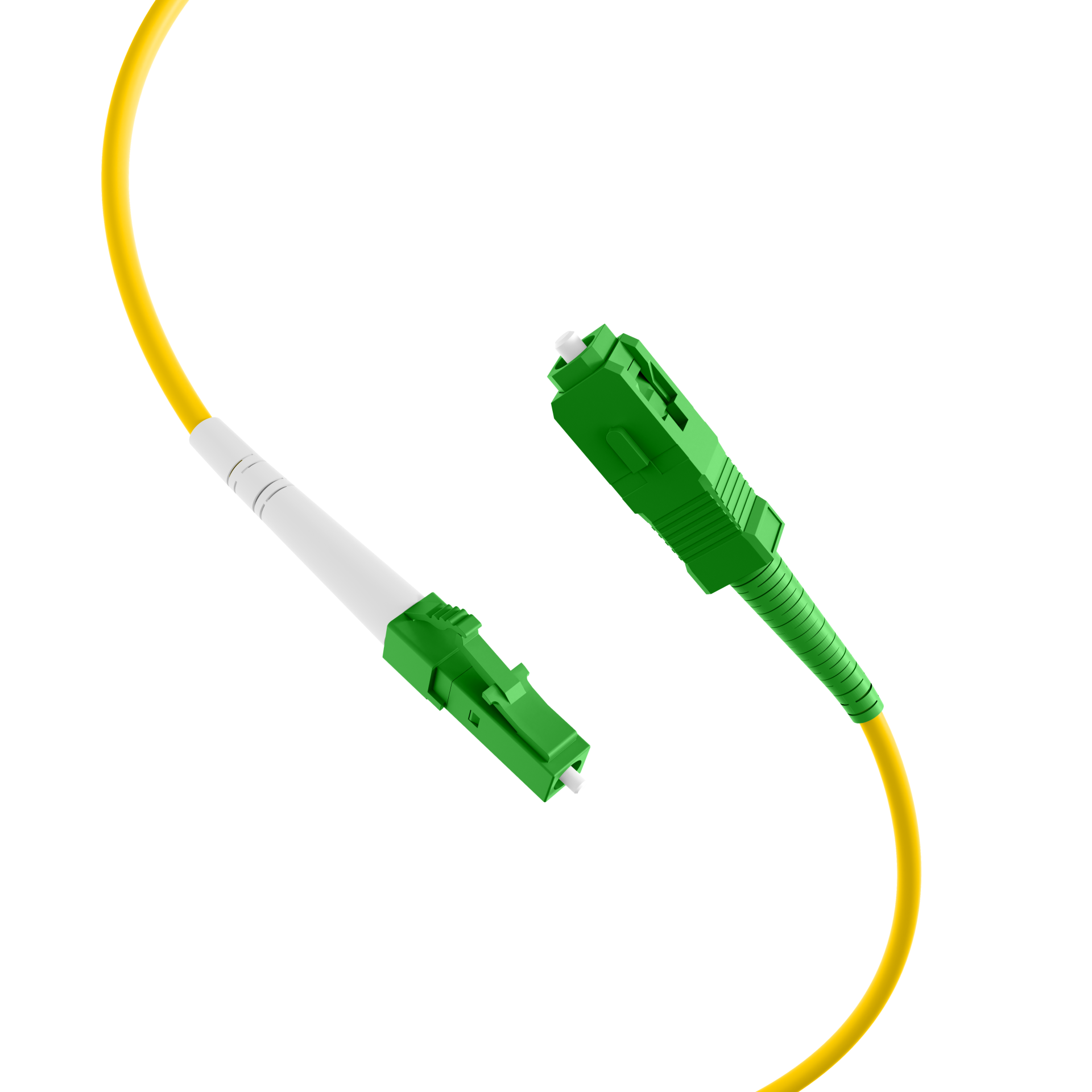 Simplex patch cable LC/APC-SC/APC OS2 G657A2