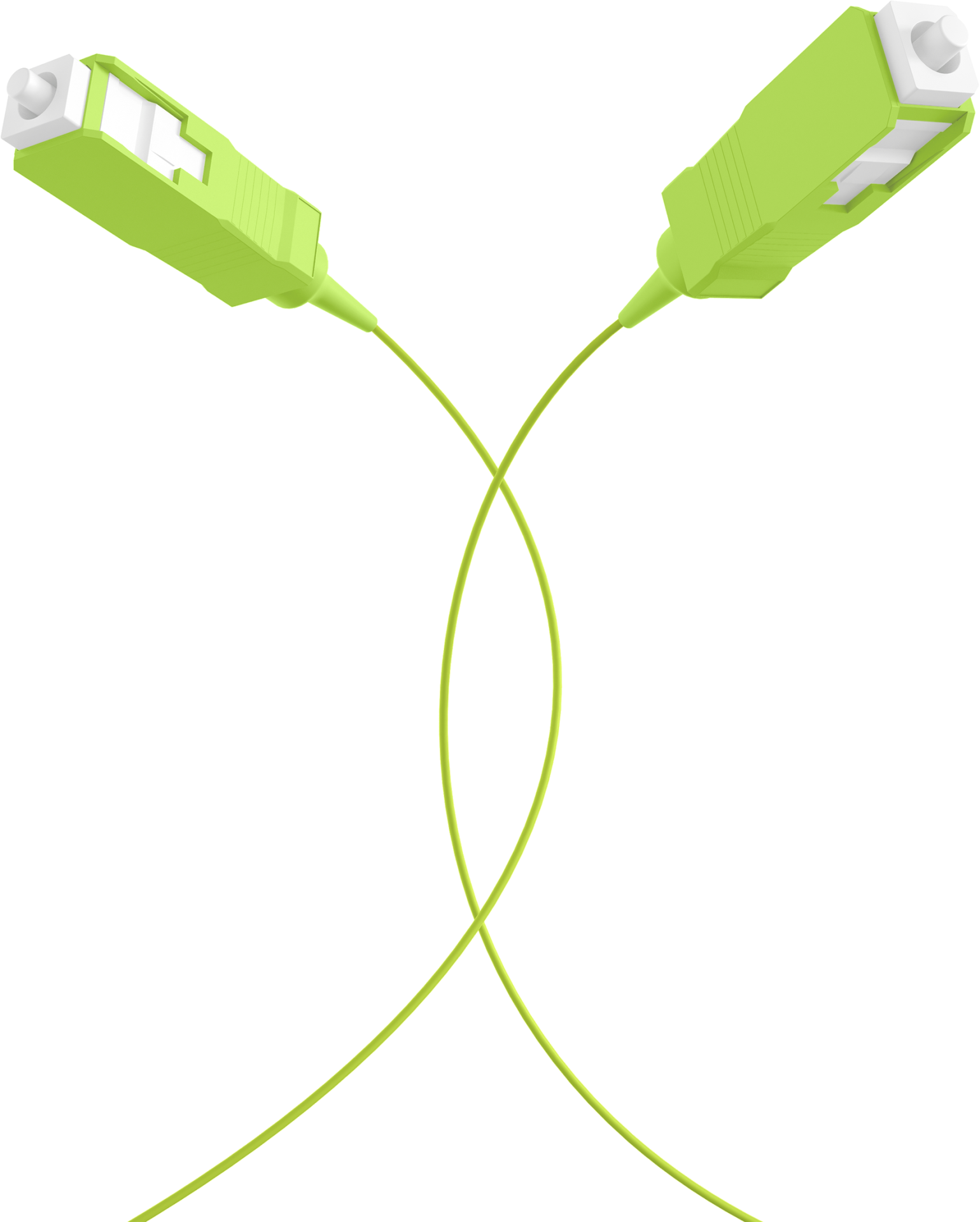 Fiber Pigtail SC OM5 -Lime green 2m - 1 piece