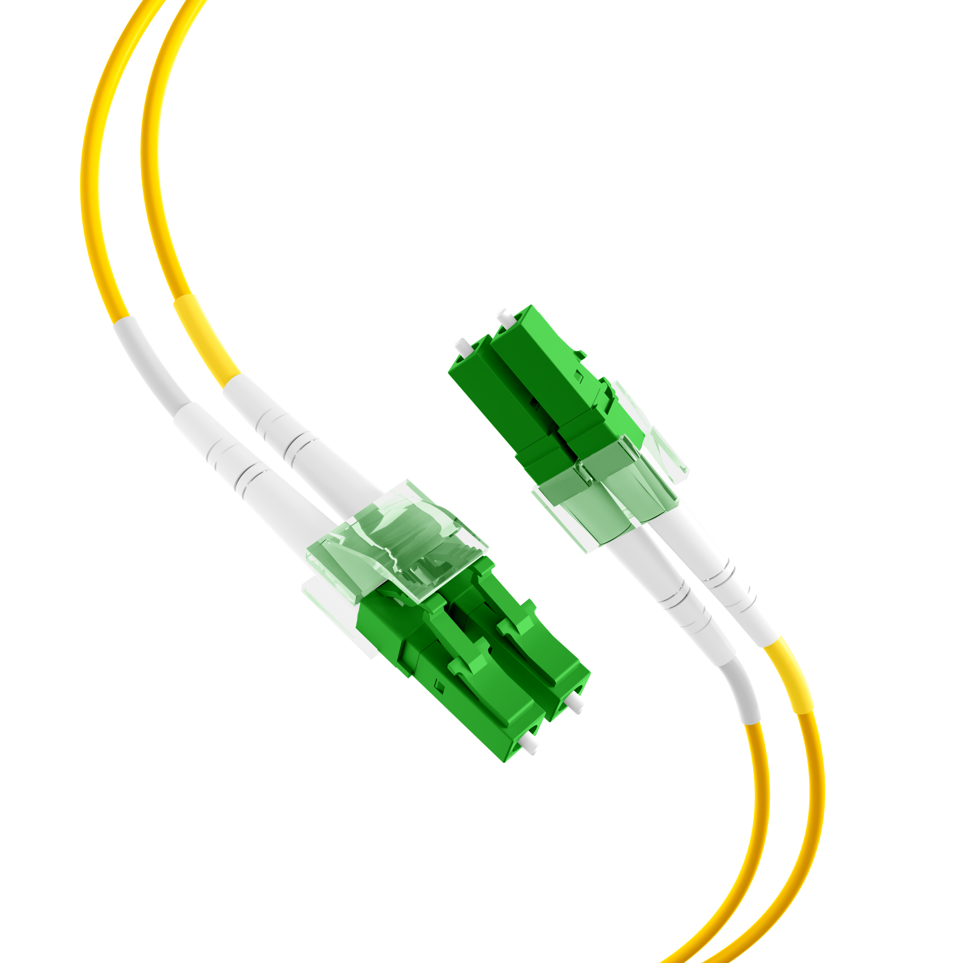 Duplex Patchcable LC/APC-LC/APC OS2 G652D 15m LSZH 2mm yellow
