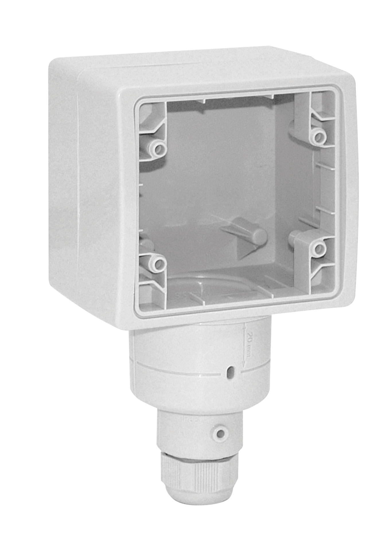 AVE Box for Pole. Top mounted
