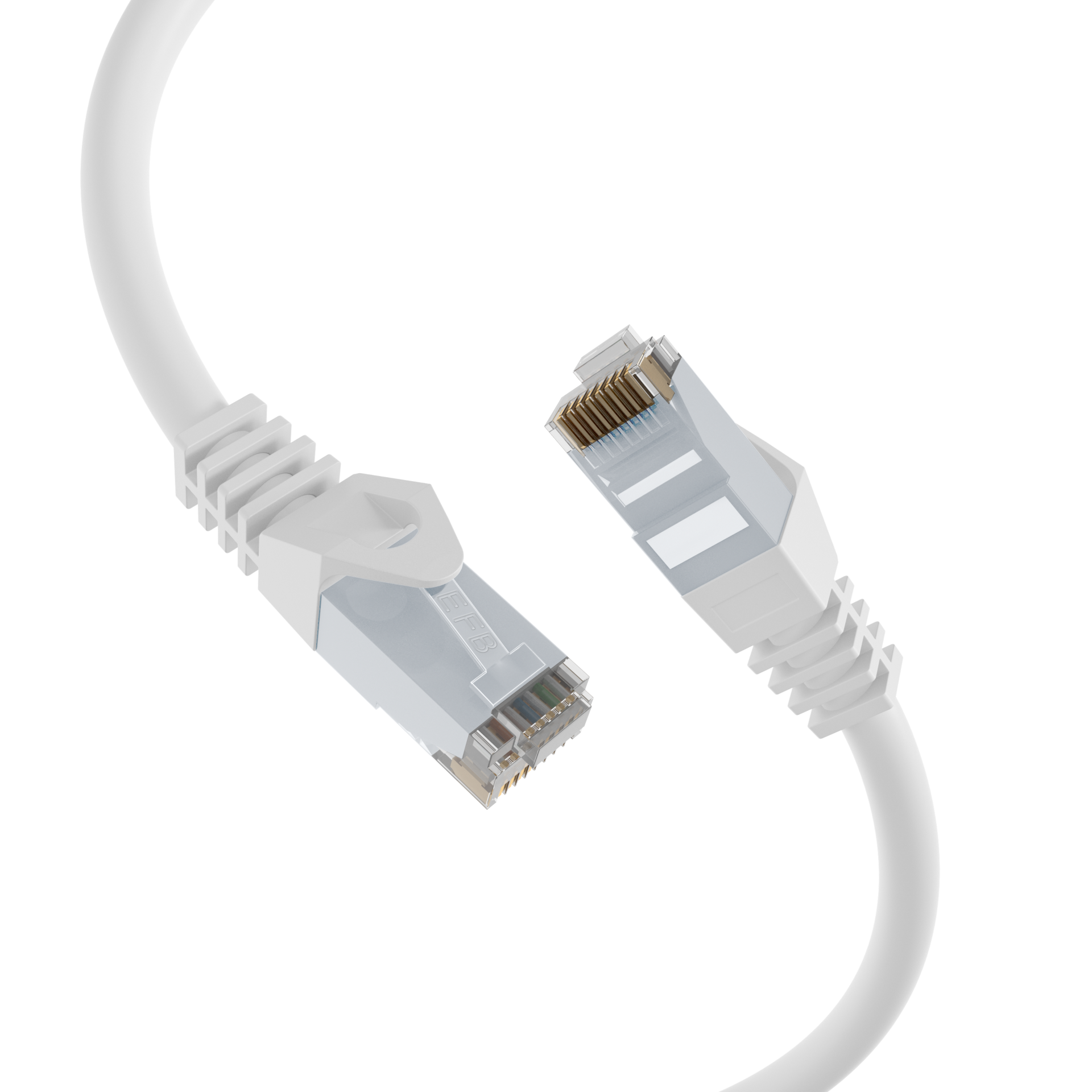 RJ45 Patch Cord Cat.6 U/UTP LSZH CCA white 0,25m